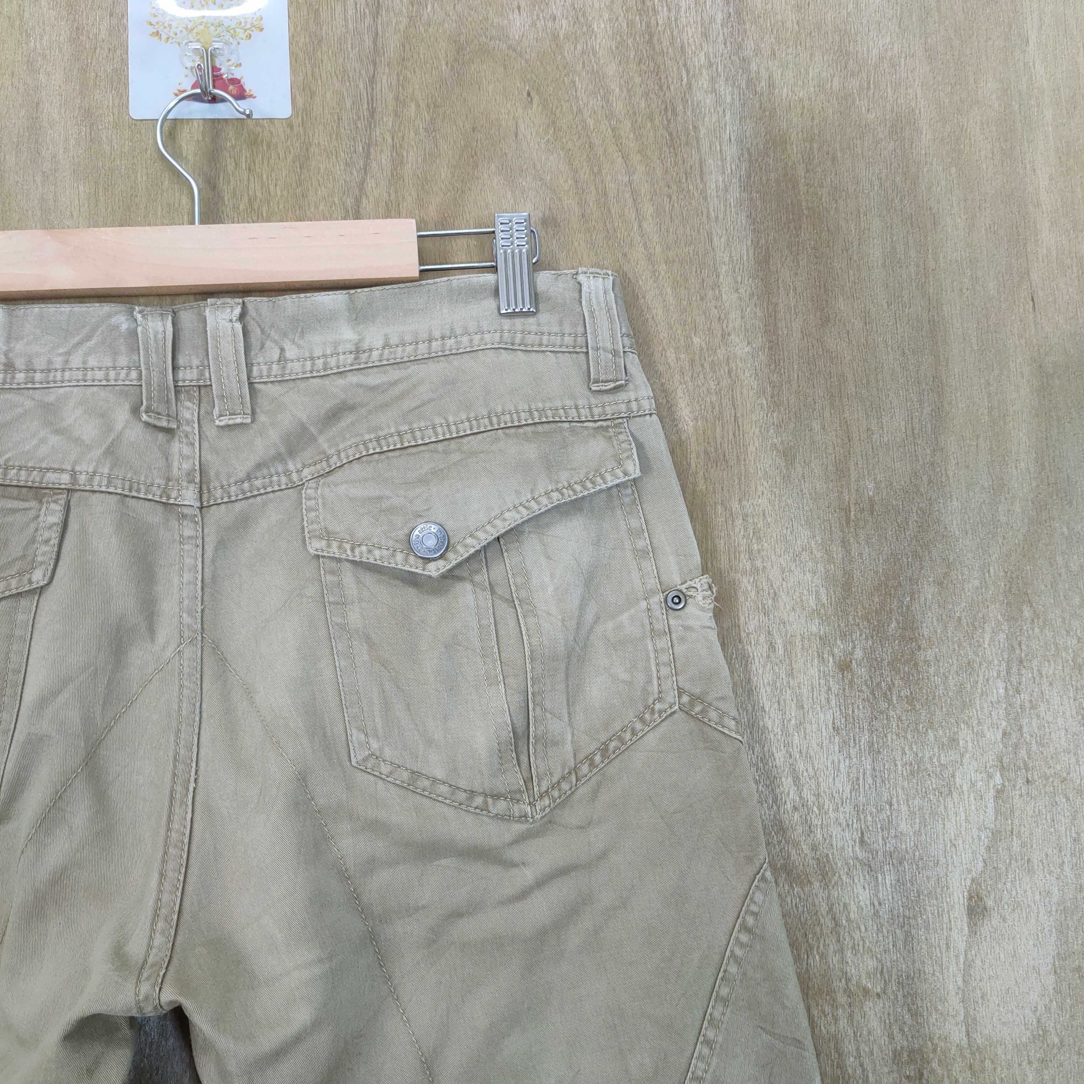 In The Attic VINTAGE IN THE ATTIC BROWN CARGO PANTS Size US 32 / EU 48 - 12 Thumbnail