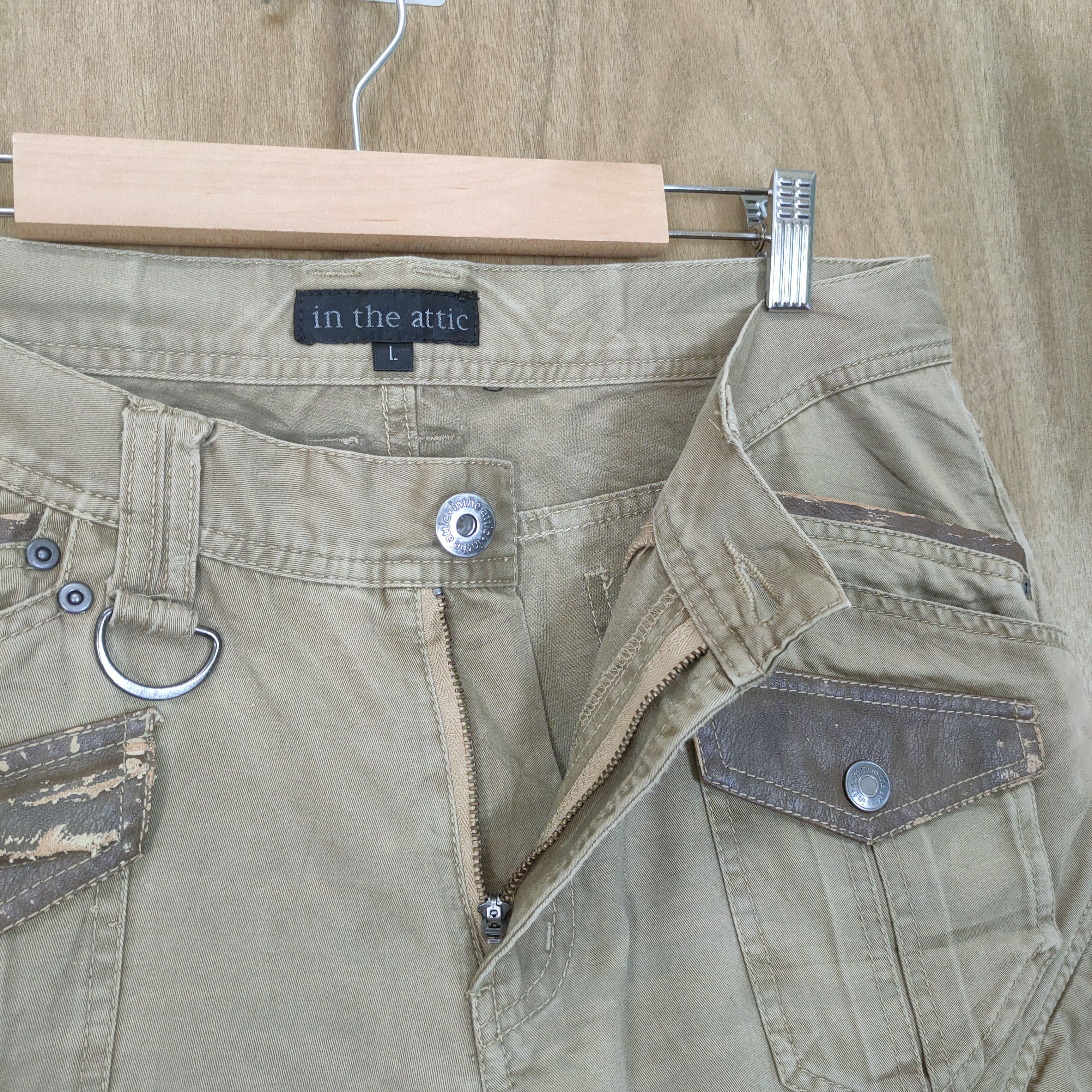 In The Attic VINTAGE IN THE ATTIC BROWN CARGO PANTS Size US 32 / EU 48 - 7 Thumbnail