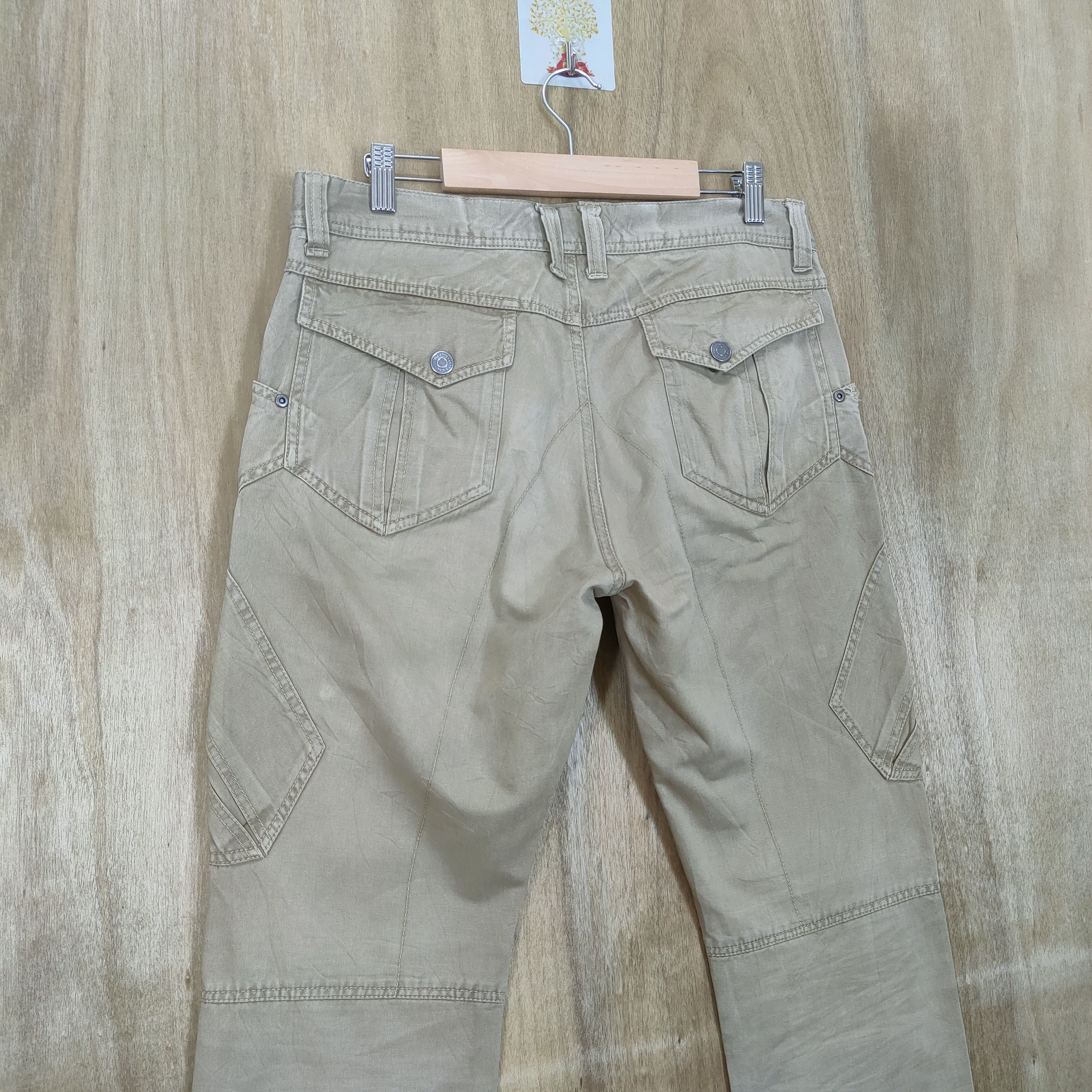 In The Attic VINTAGE IN THE ATTIC BROWN CARGO PANTS Size US 32 / EU 48 - 9 Thumbnail