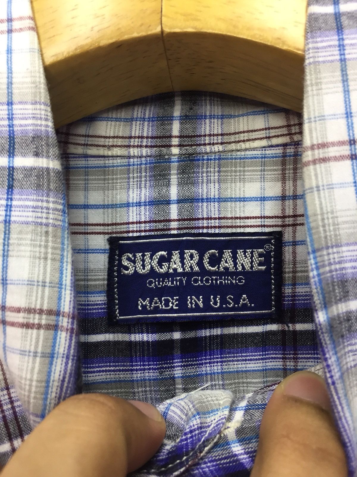Sugar Cane Vintage Sugar Cane Check Shirt Size US XL / EU 56 / 4 - 2 Thumbnail