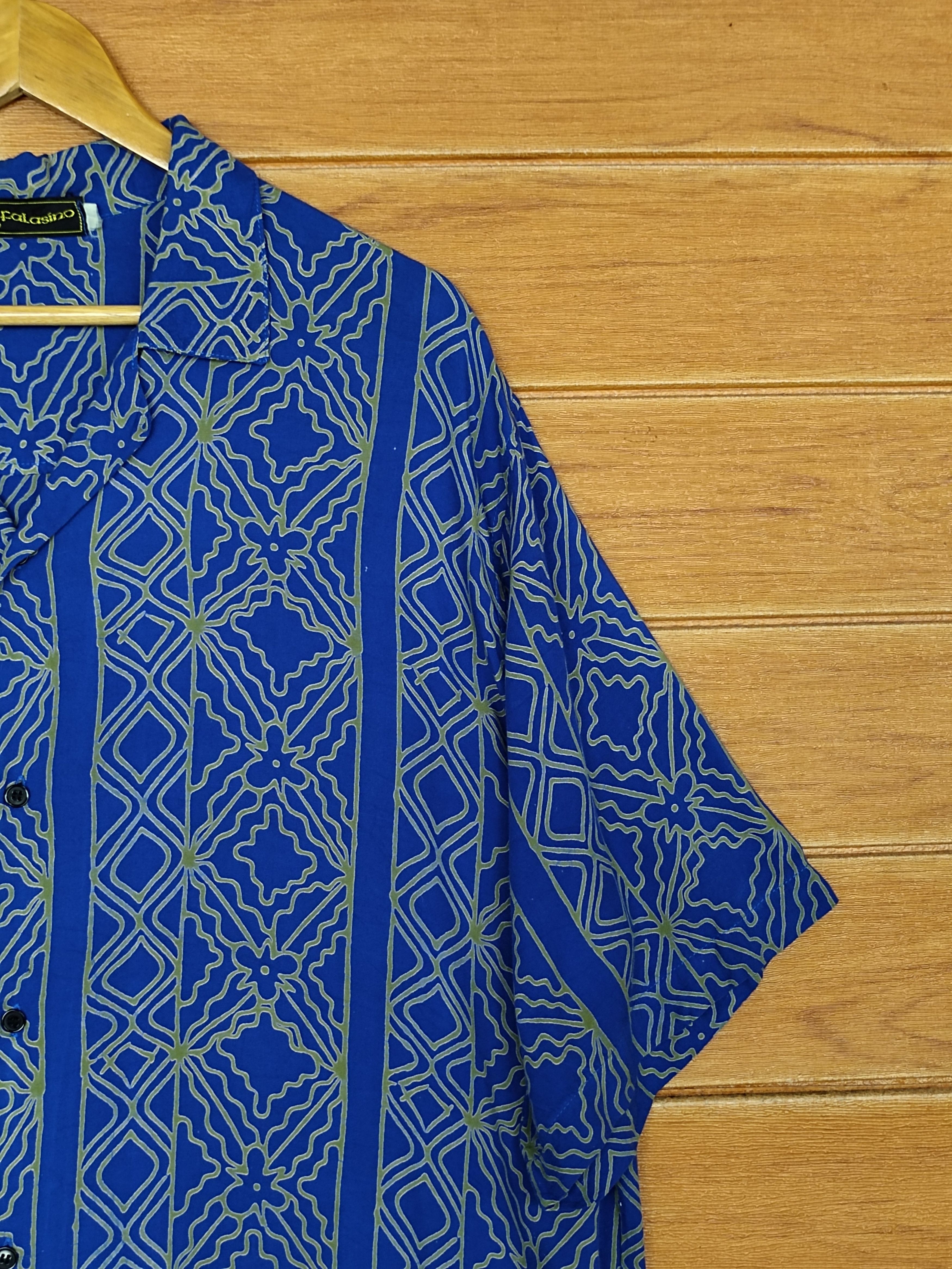 Japanese Brand Vintage Japanese Hawaiian Falasino Panel Abstract Rayon Size US L / EU 52-54 / 3 - 3 Thumbnail