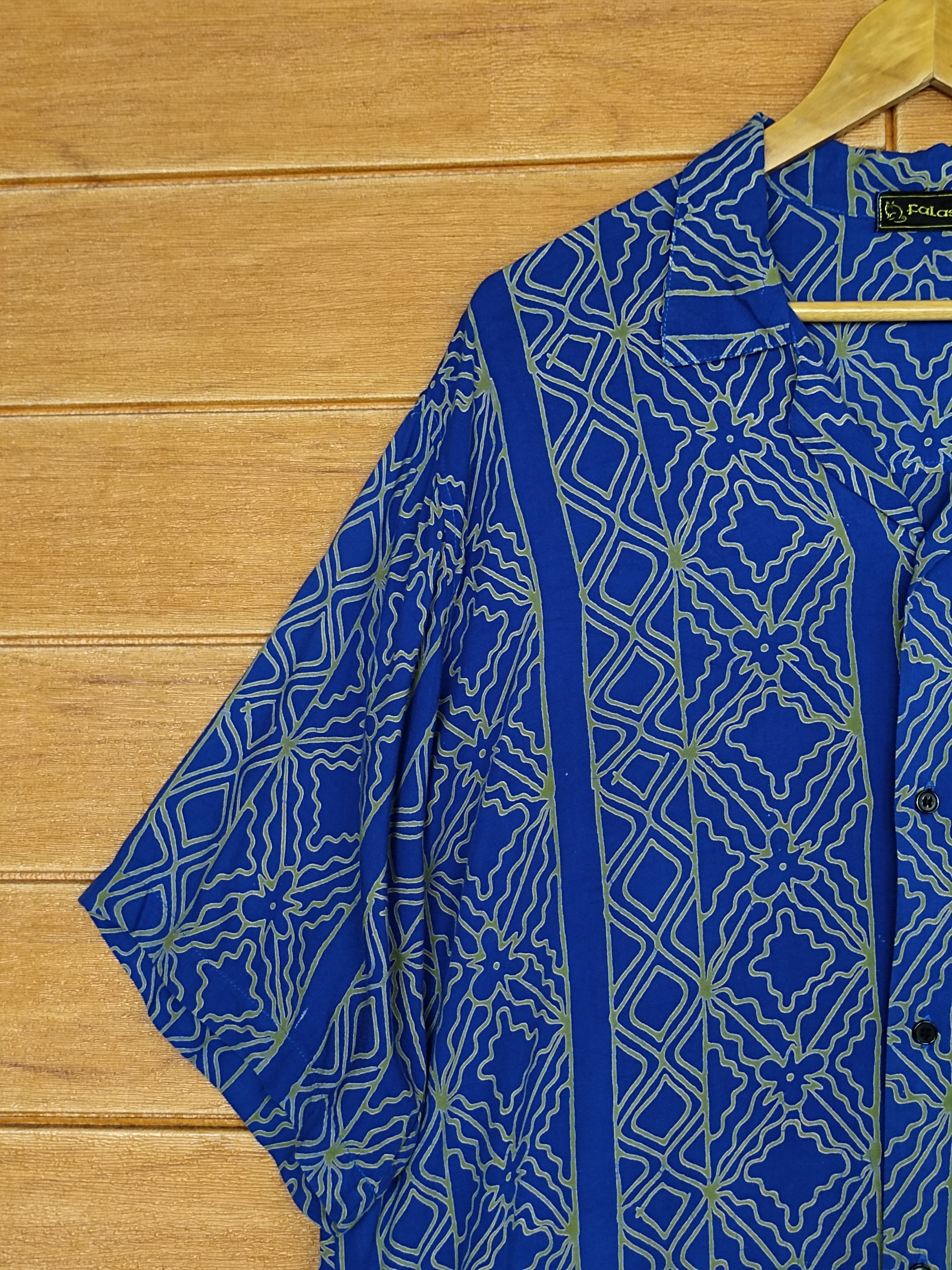Japanese Brand Vintage Japanese Hawaiian Falasino Panel Abstract Rayon Size US L / EU 52-54 / 3 - 4 Thumbnail