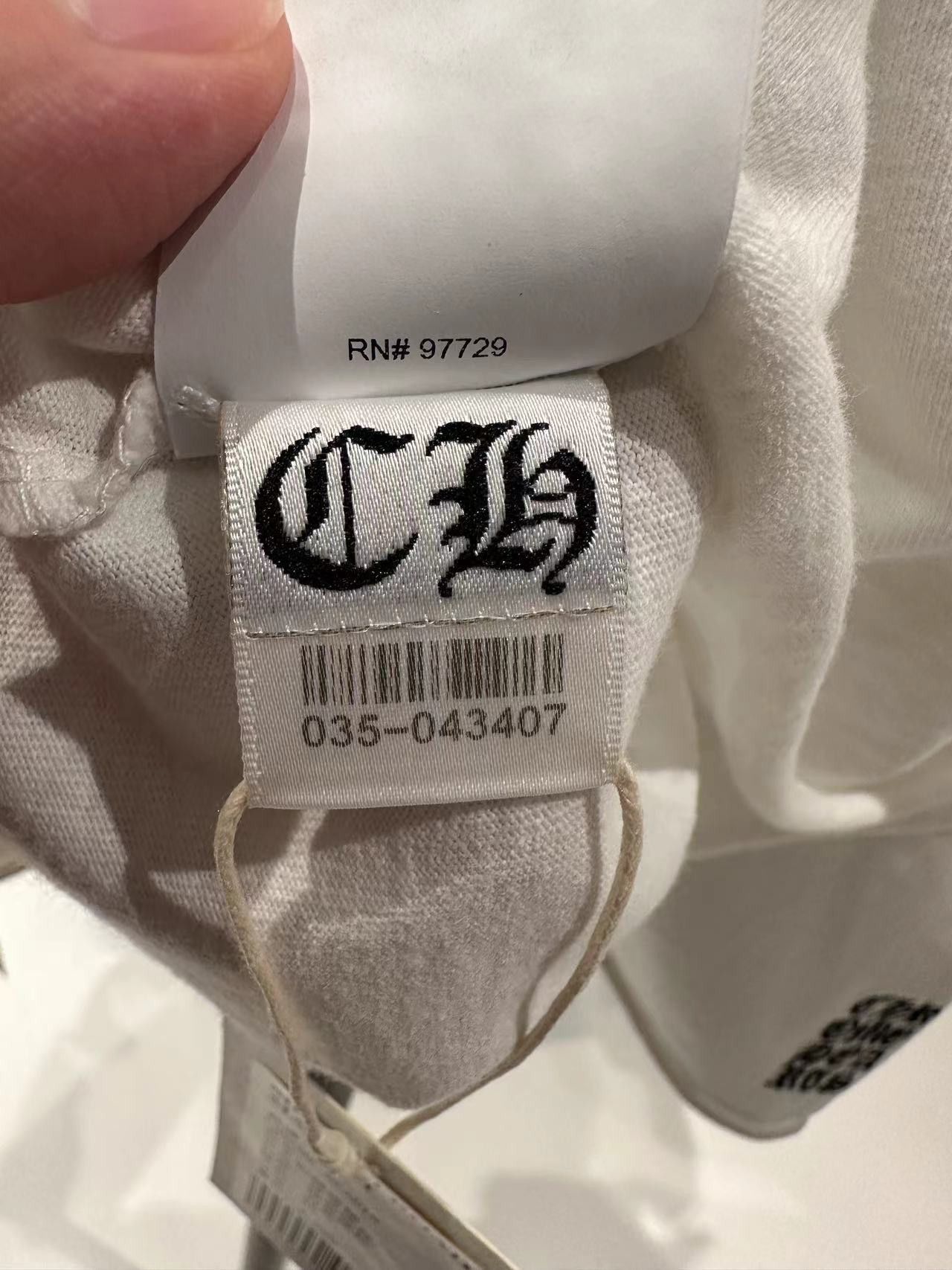 Chrome Hearts Chrome Hearts White Script Logo Short Sleeve Tee Crop Top Size XS / US 0-2 / IT 36-38 - 8 Thumbnail