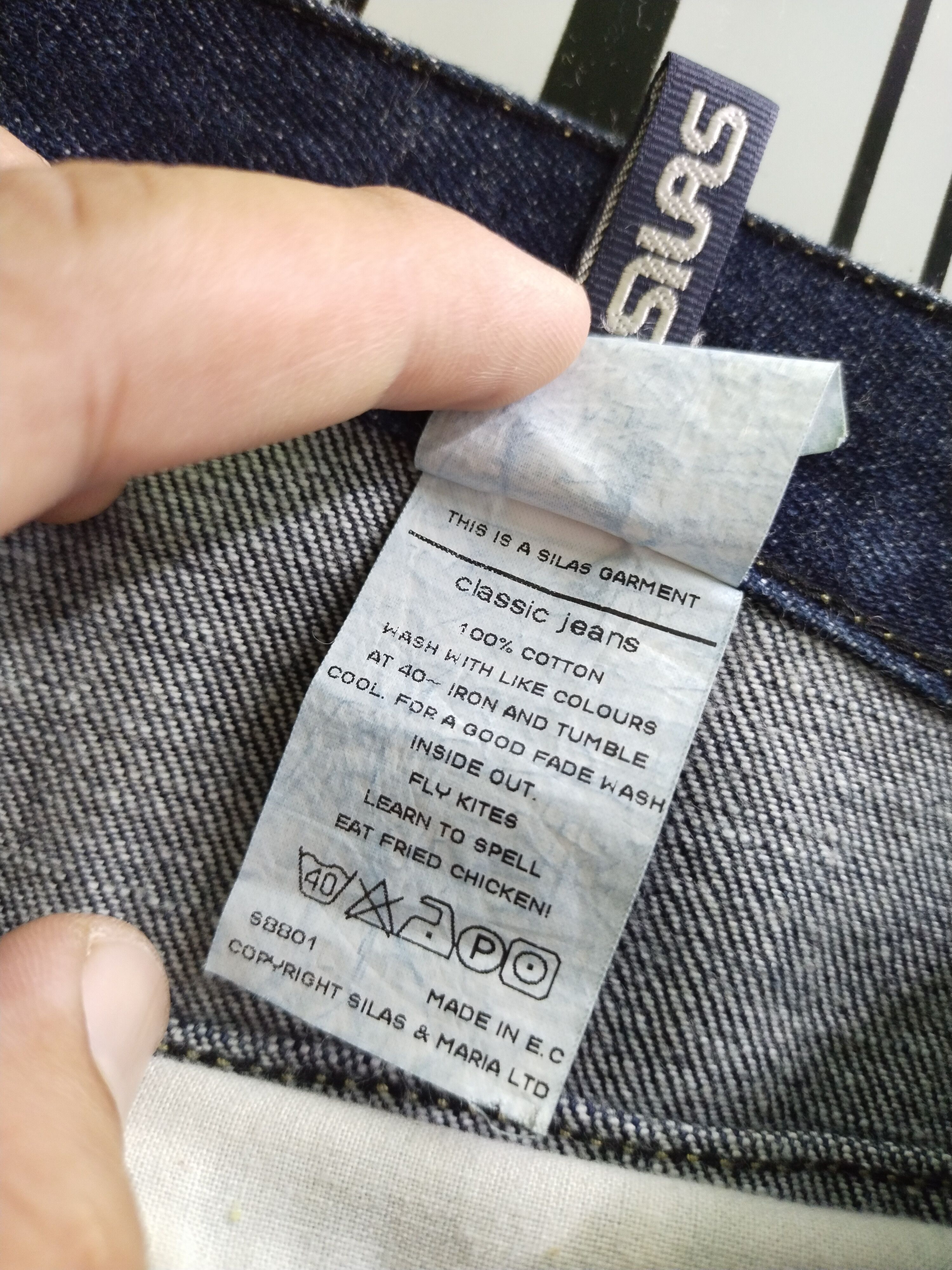 Silas RARE VINTAGE SILAS JAPAN DENIM JEANS Size US 36 / EU 52 - 15 Thumbnail