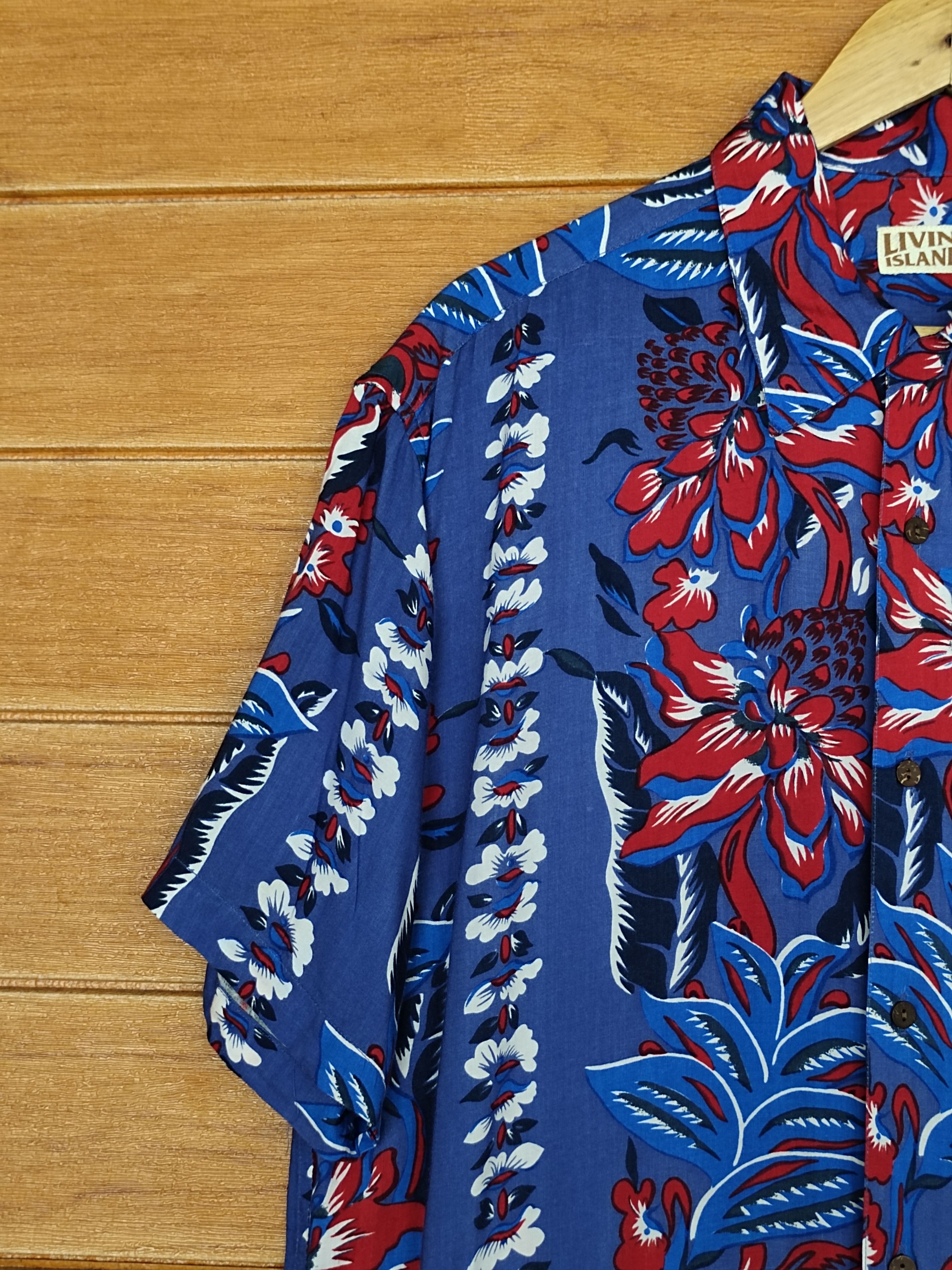 Sun Surf Vintage Japanese Hawaiian Living Island Panel Print Rayon Size US L / EU 52-54 / 3 - 5 Thumbnail