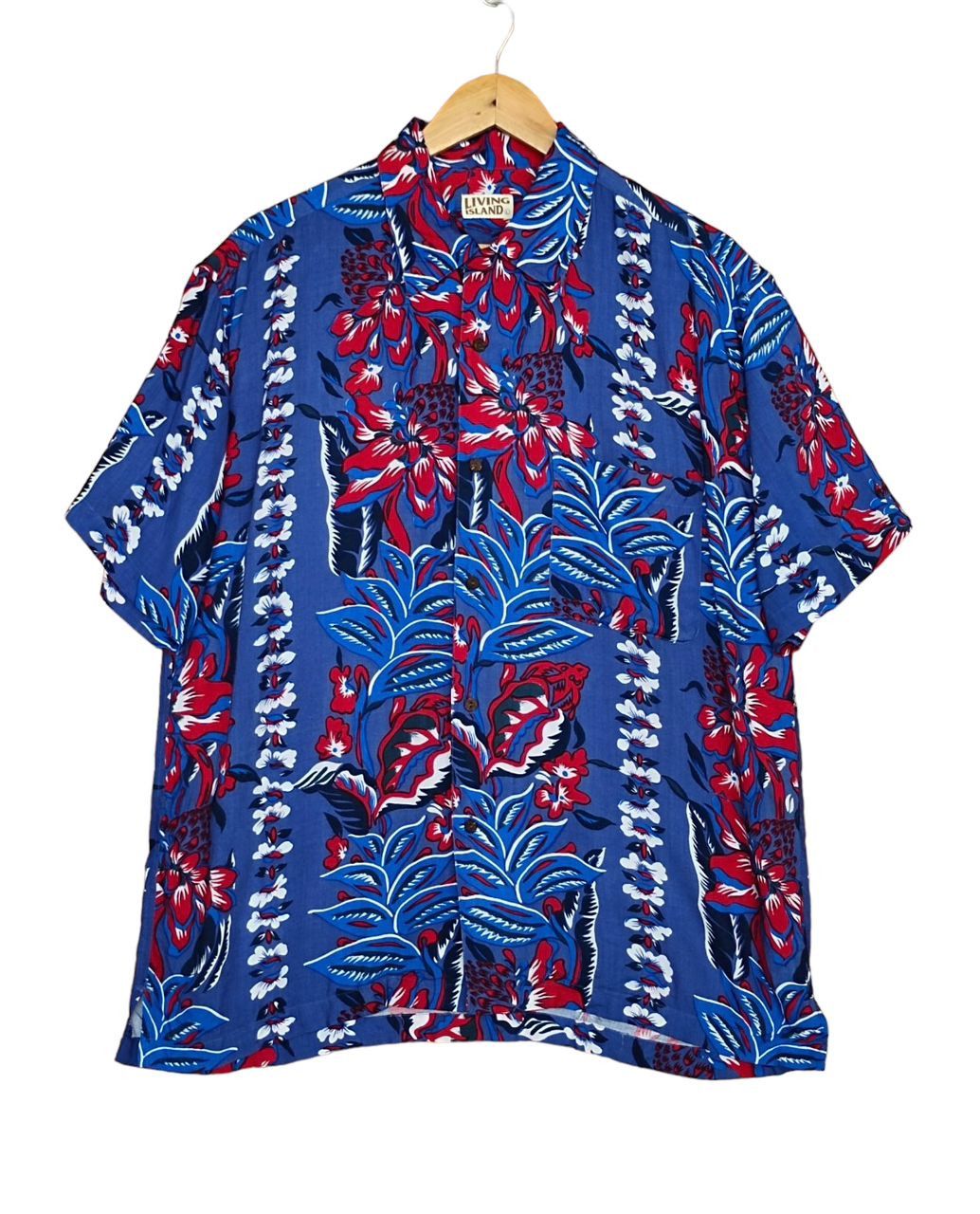 Sun Surf Vintage Japanese Hawaiian Living Island Panel Print Rayon Size US L / EU 52-54 / 3 - 1 Thumbnail