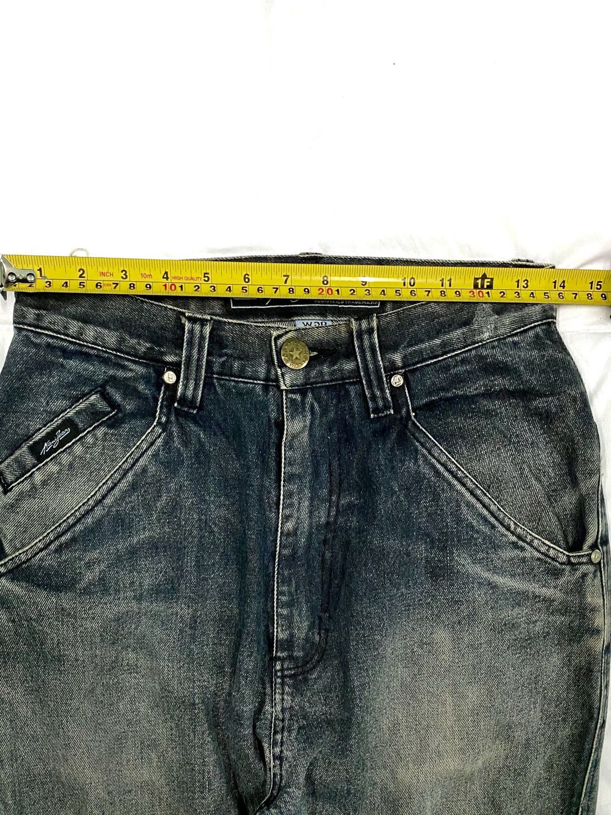 Karl Kani KARL KANI DENIM BEGGY UTILITY JEANS IN BLUE Size US 28 / EU 44 - 15 Thumbnail