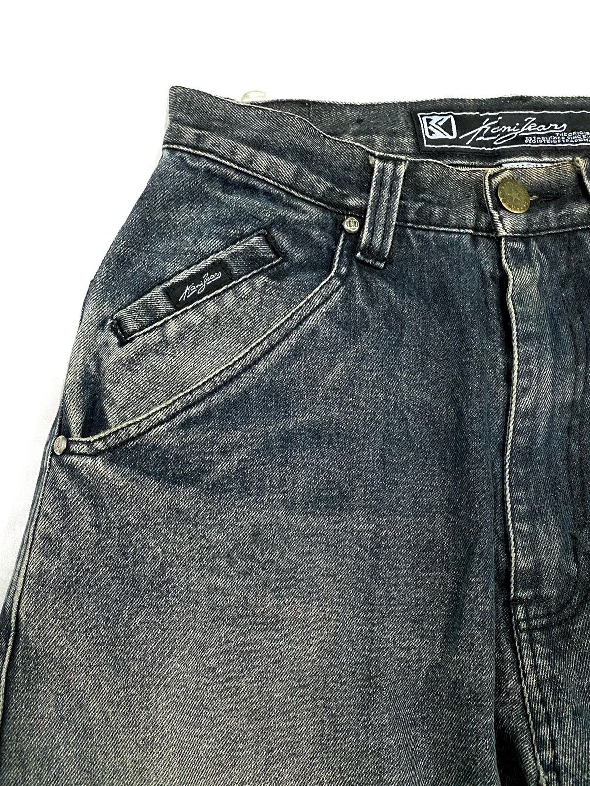 Karl Kani KARL KANI DENIM BEGGY UTILITY JEANS IN BLUE Size US 28 / EU 44 - 7 Thumbnail