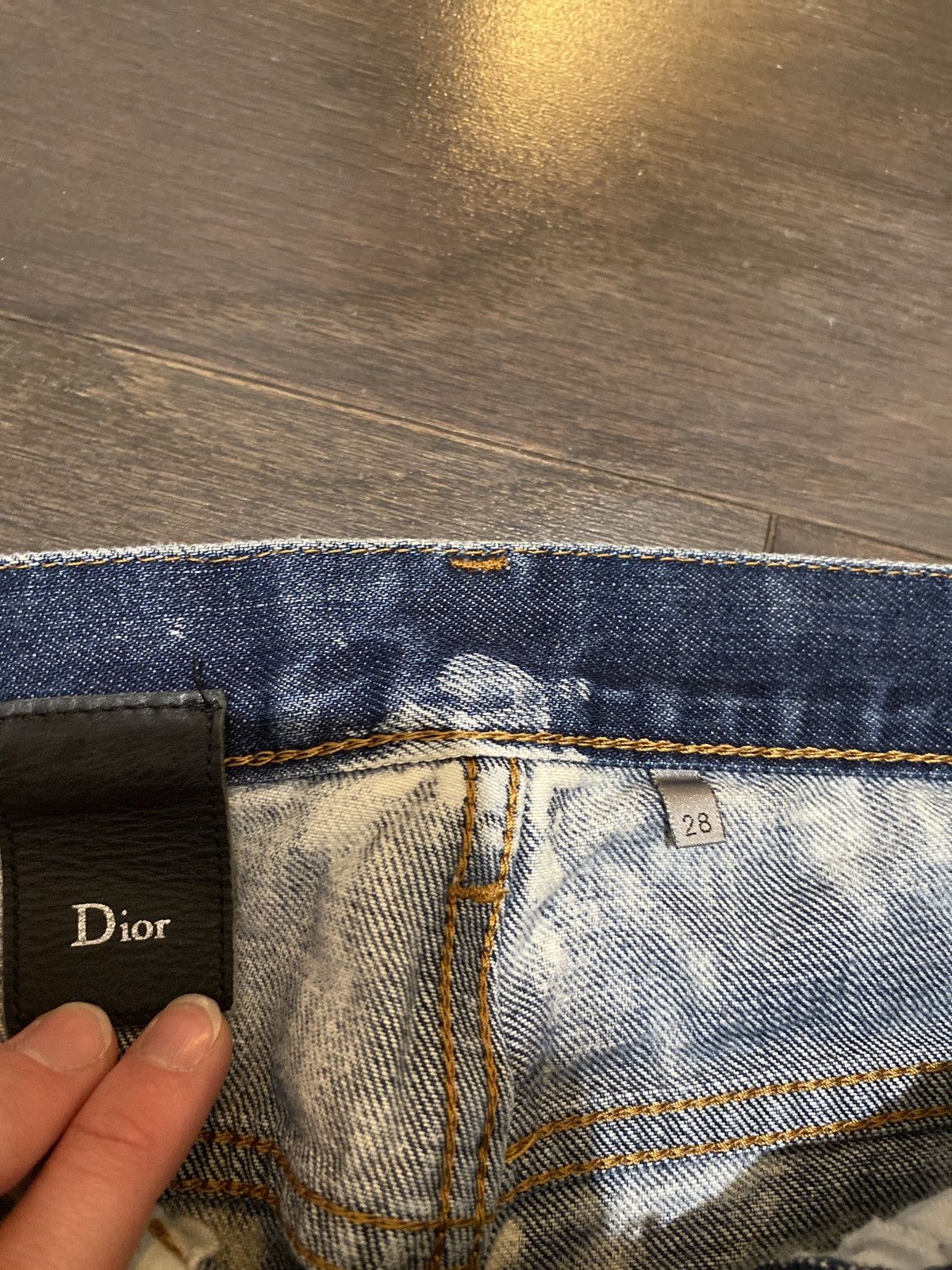 Dior Dior Painted Denim Jeans Size US 28 / EU 44 - 14 Thumbnail