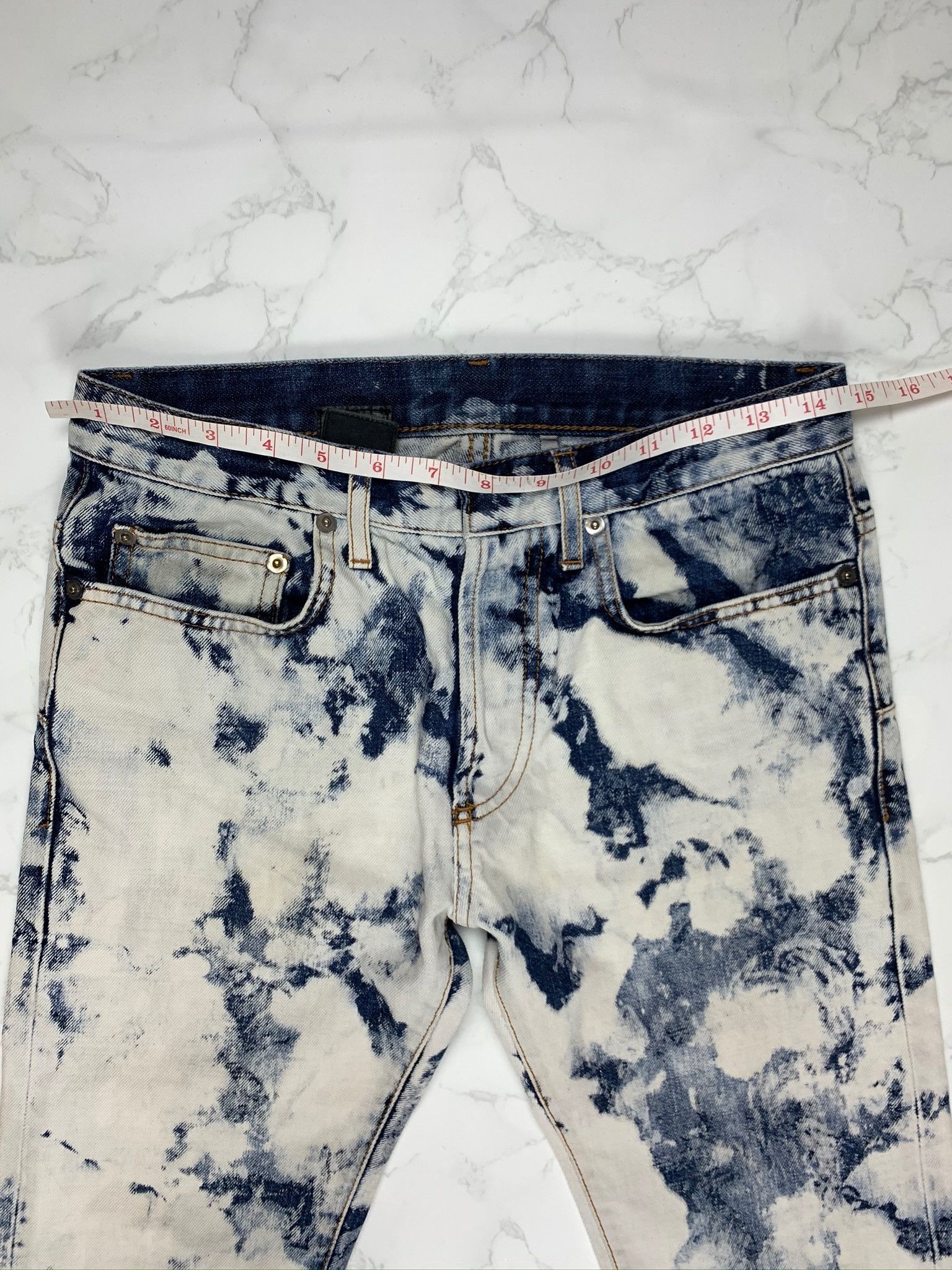 Dior Dior Painted Denim Jeans Size US 28 / EU 44 - 2 Thumbnail