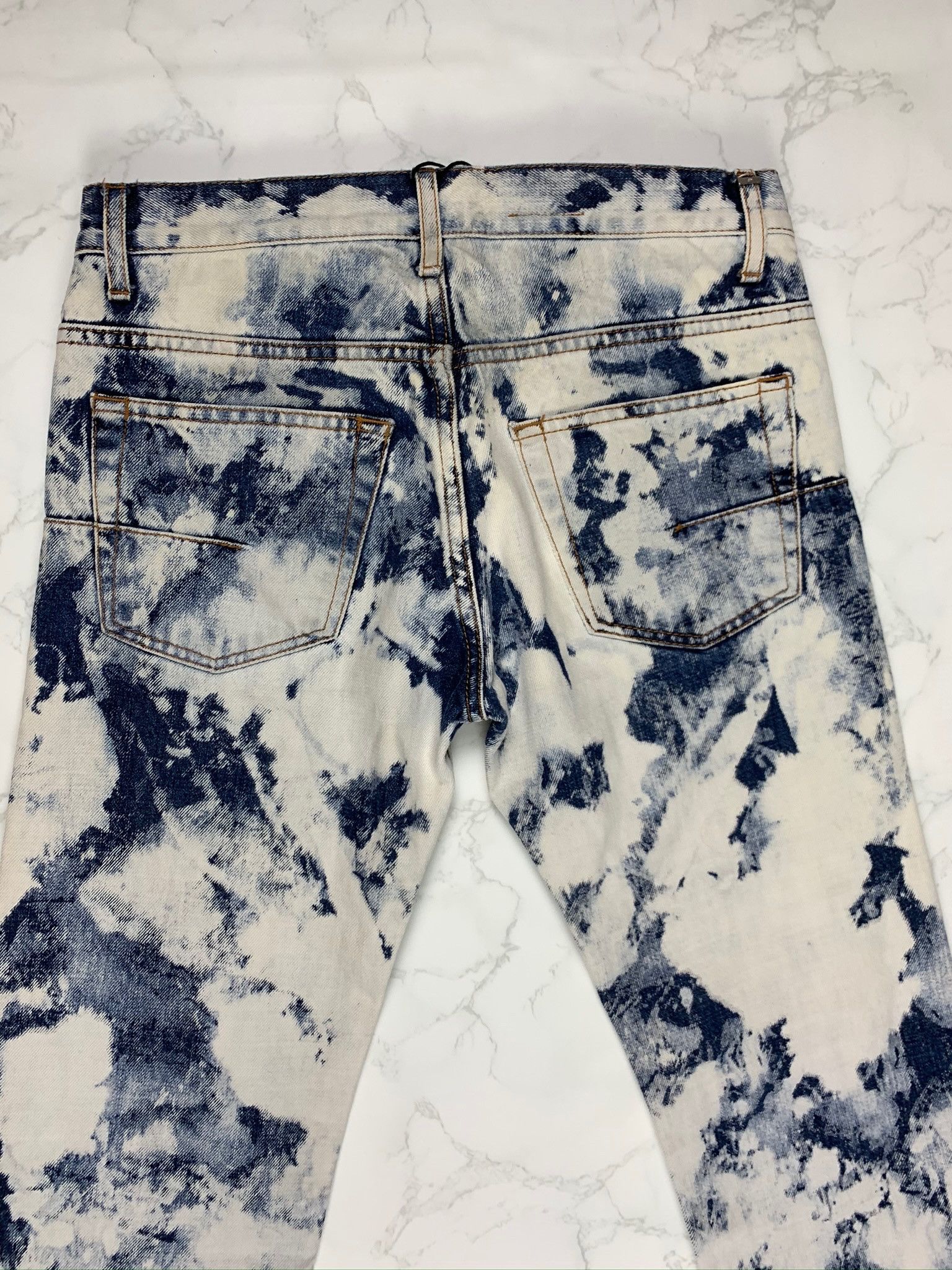 Dior Dior Painted Denim Jeans Size US 28 / EU 44 - 12 Thumbnail