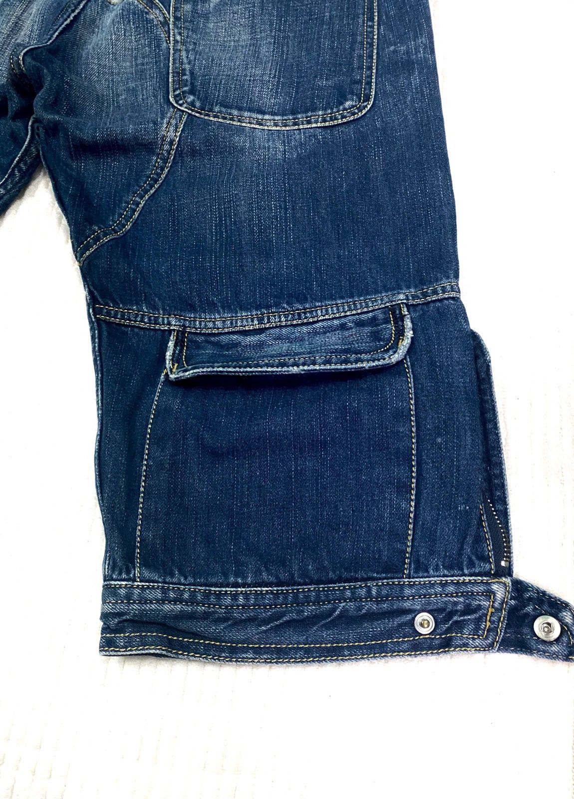 Diesel DISTRESSED DENIM SHORT MULTI POCKET by DIESEL Size US 30 / EU 46 - 13 Thumbnail