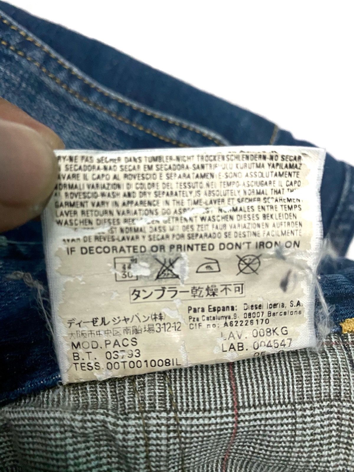 Diesel DISTRESSED DENIM SHORT MULTI POCKET by DIESEL Size US 30 / EU 46 - 19 Thumbnail