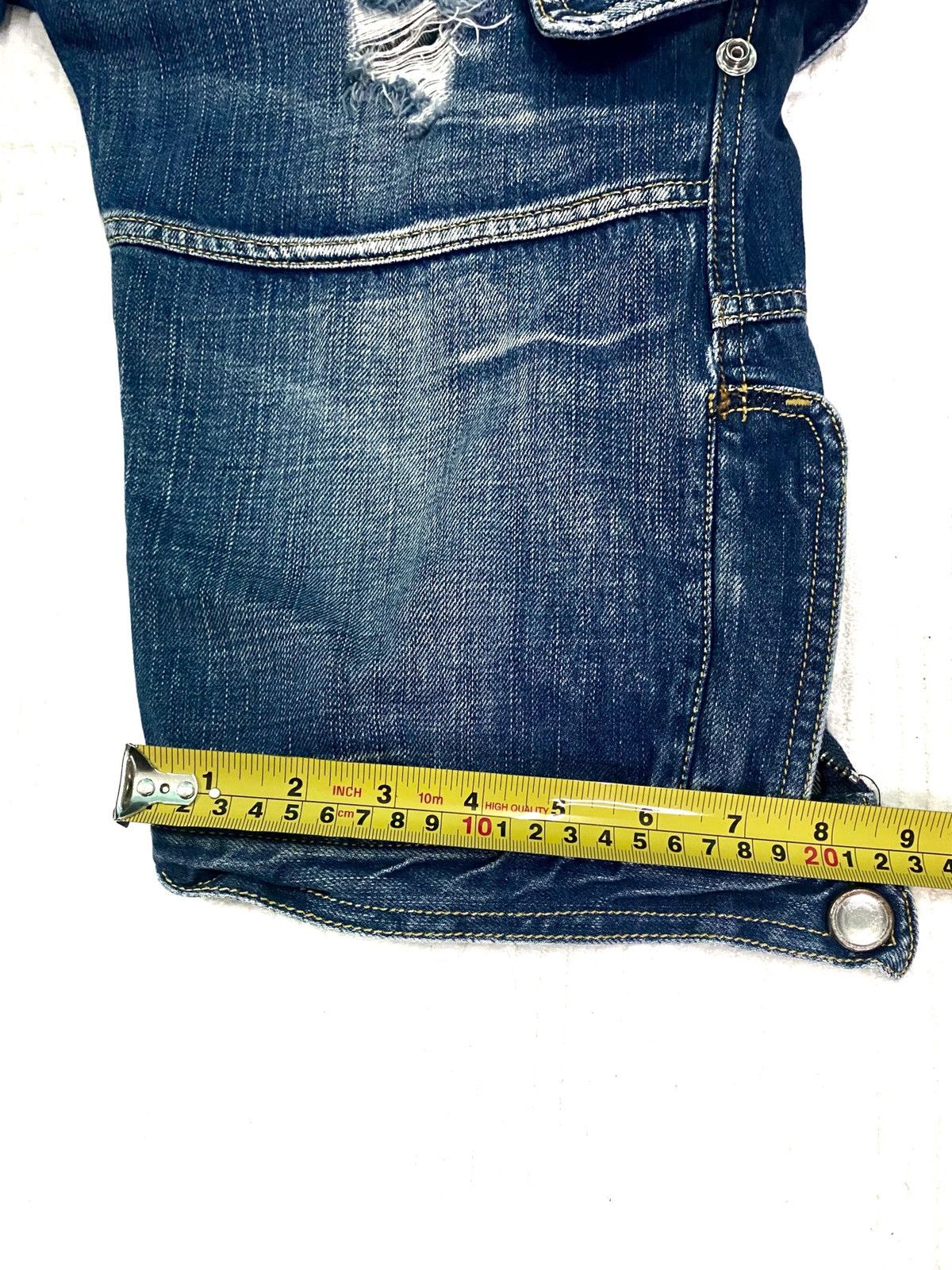 Diesel DISTRESSED DENIM SHORT MULTI POCKET by DIESEL Size US 30 / EU 46 - 23 Thumbnail