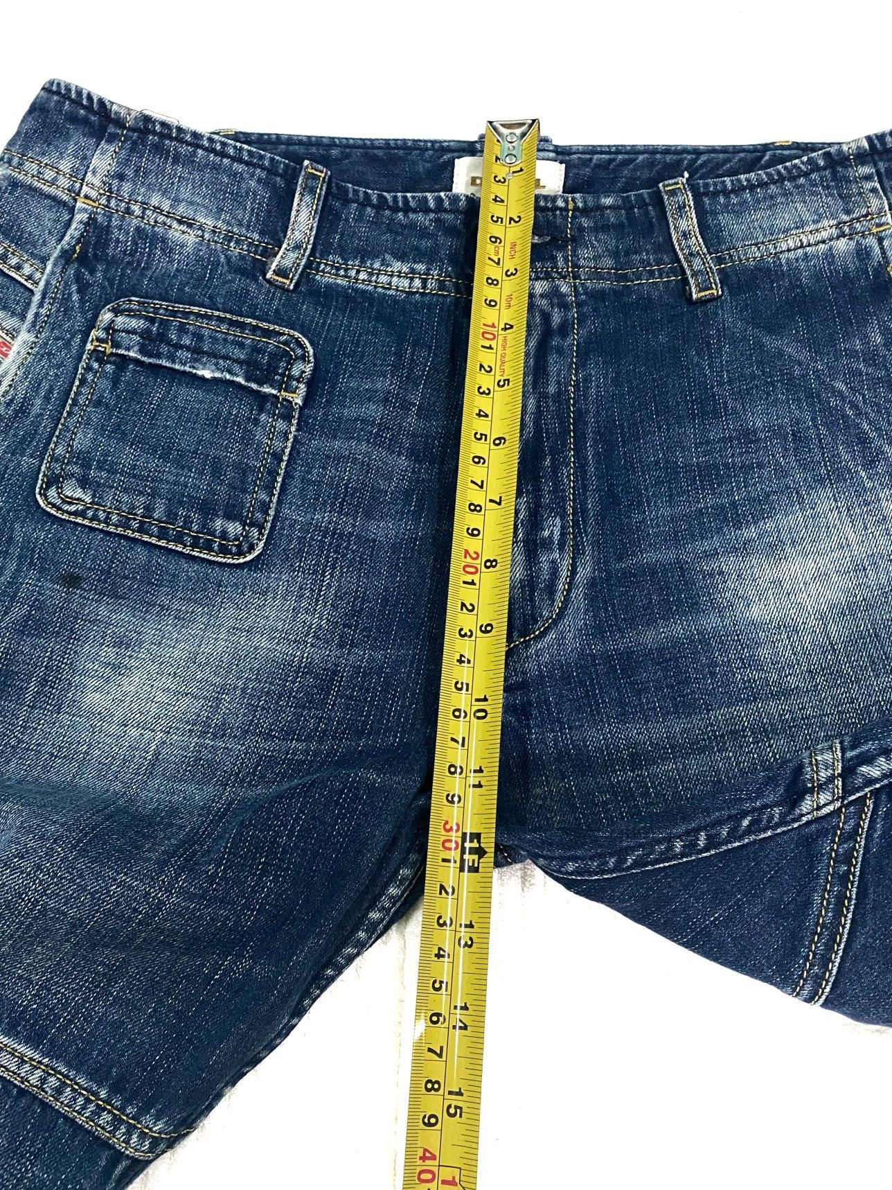 Diesel DISTRESSED DENIM SHORT MULTI POCKET by DIESEL Size US 30 / EU 46 - 24 Thumbnail