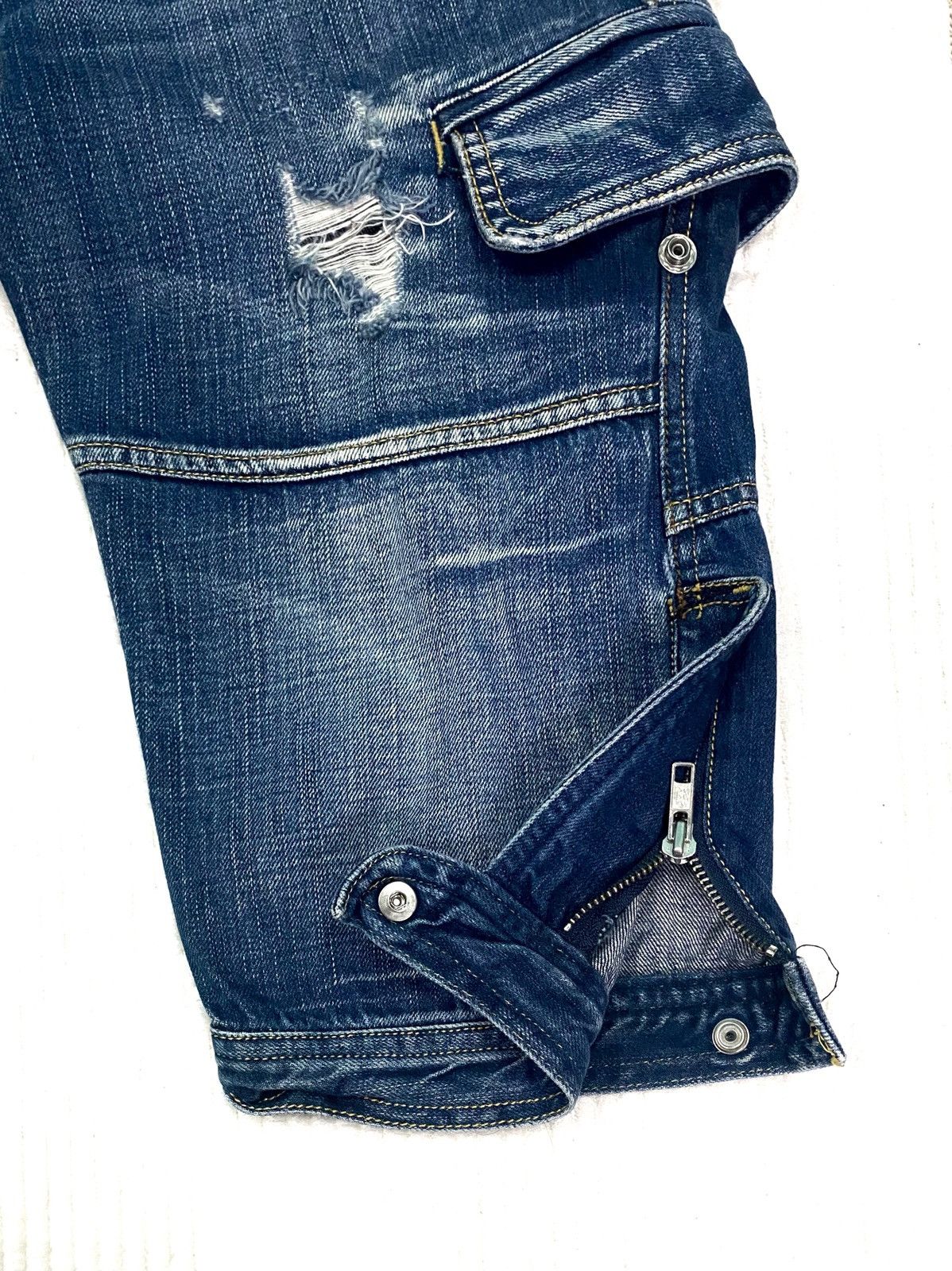 Diesel DISTRESSED DENIM SHORT MULTI POCKET by DIESEL Size US 30 / EU 46 - 8 Thumbnail