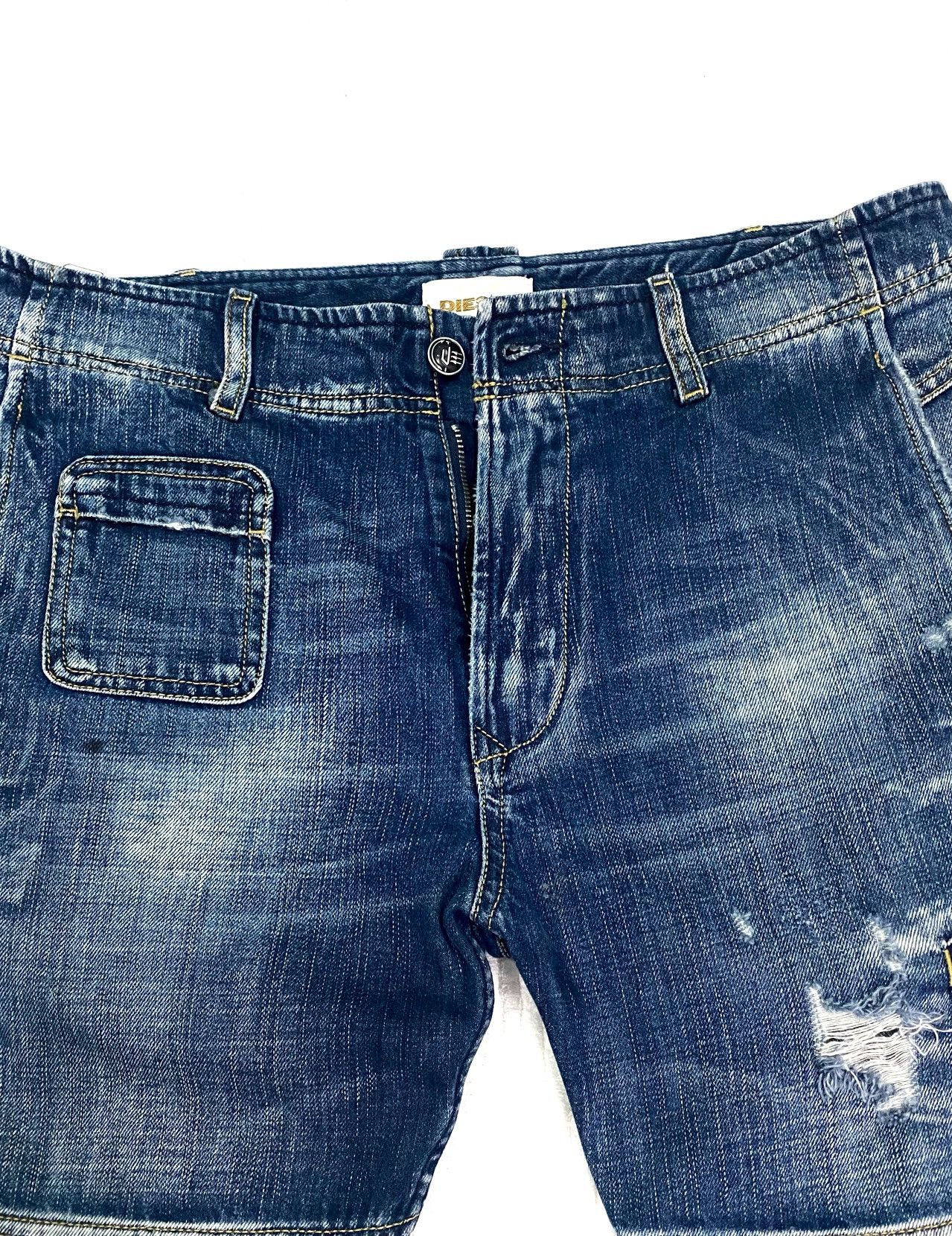 Diesel DISTRESSED DENIM SHORT MULTI POCKET by DIESEL Size US 30 / EU 46 - 3 Thumbnail