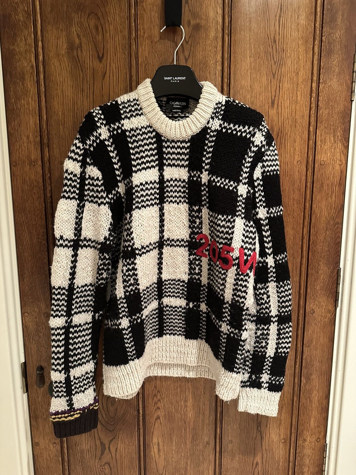 image of Fw18 Calvin Klein 205W39Nyc Logo Sweater Raf Simons, Men's (Size XS)