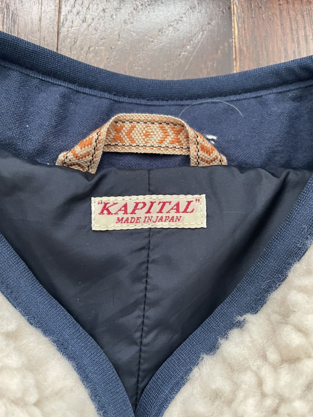 Kapital × Kapital Kountry Kapital Boa Makanai Kimono Fleece Jacket Cream Size US L / EU 52-54 / 3 - 3 Thumbnail