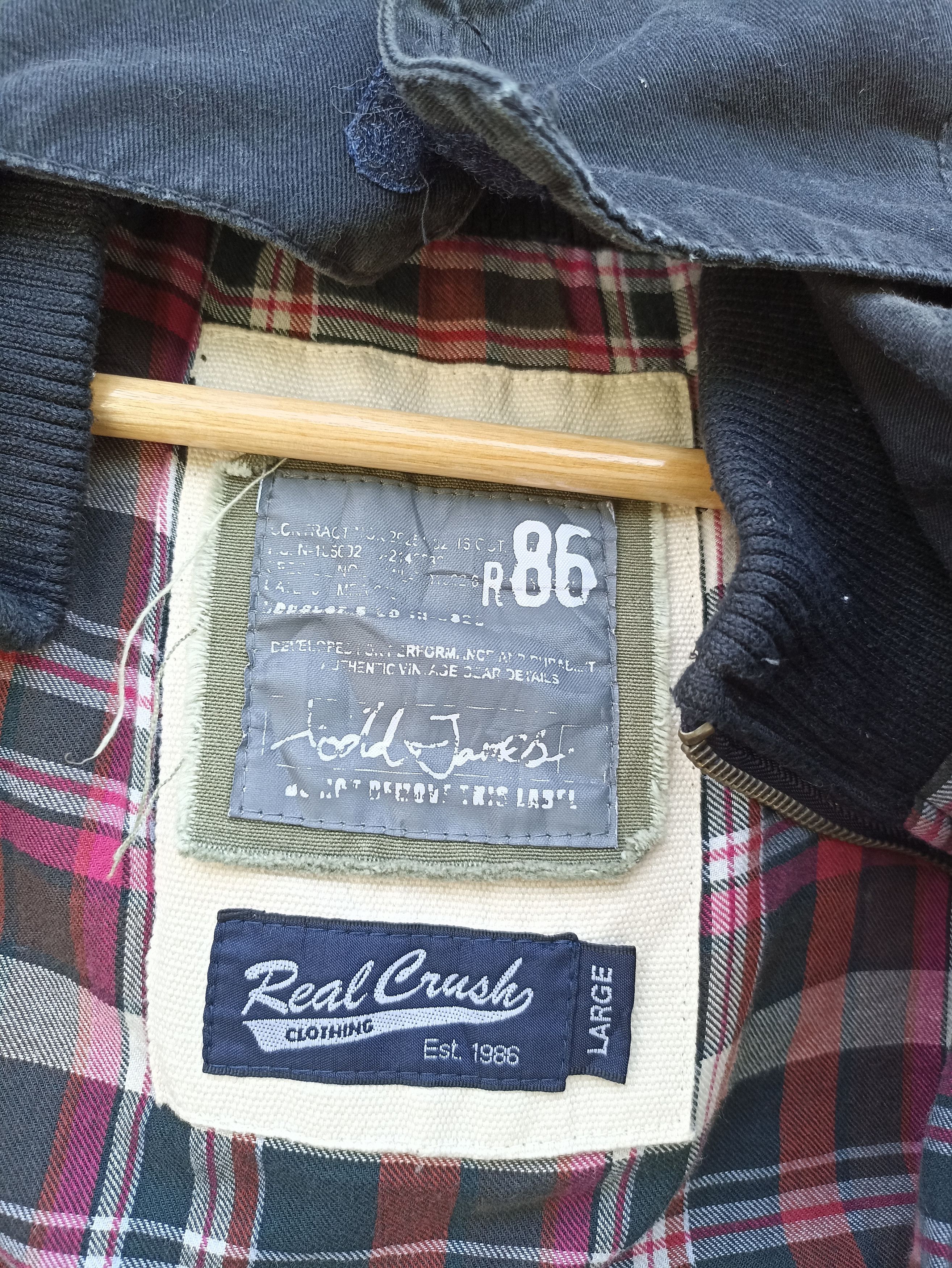 Japanese Brand × Vintage Vintage Real Crush Utility Military Hooded Jacket Size US S / EU 44-46 / 1 - 9 Thumbnail