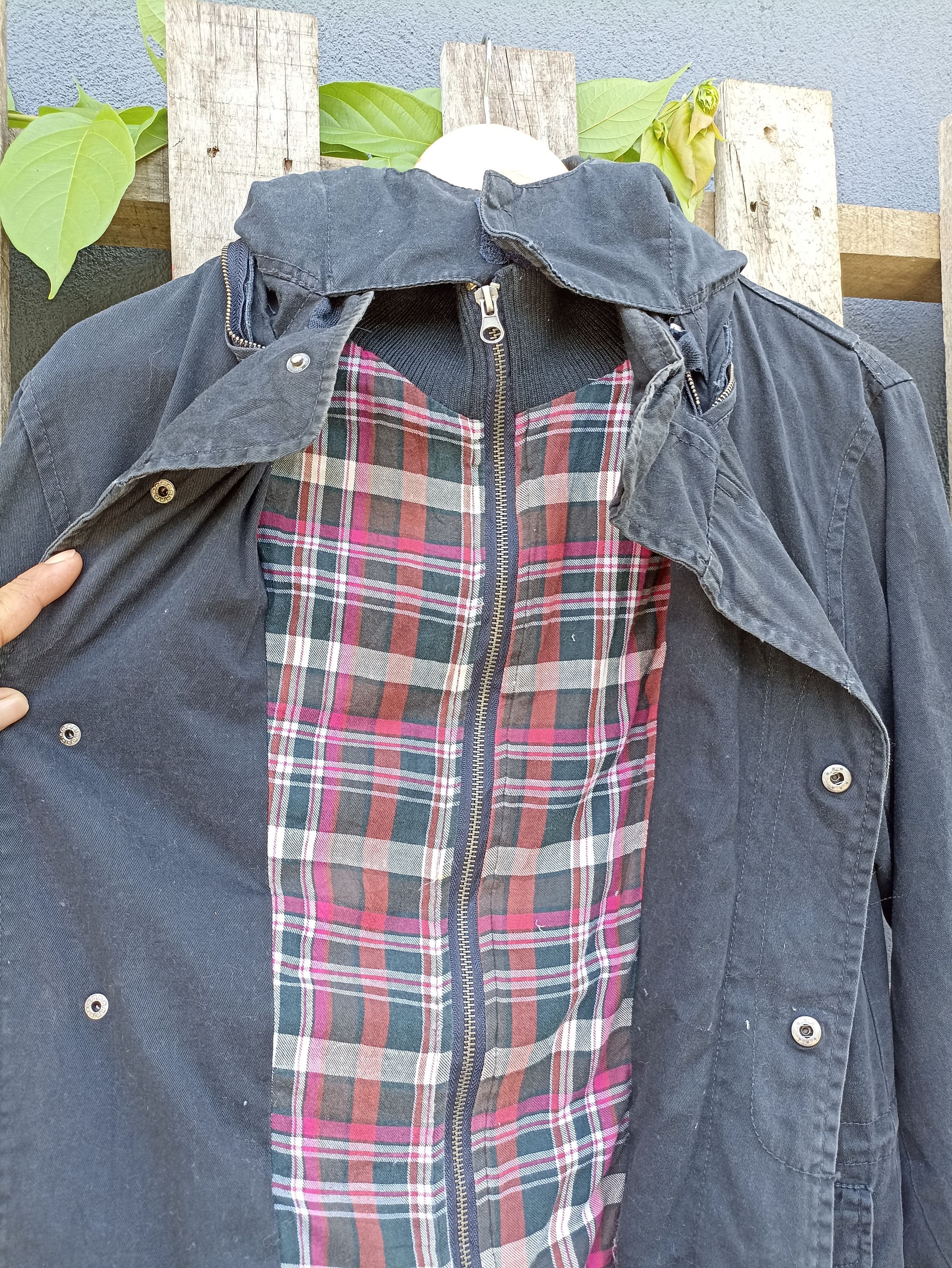 Japanese Brand × Vintage Vintage Real Crush Utility Military Hooded Jacket Size US S / EU 44-46 / 1 - 8 Thumbnail
