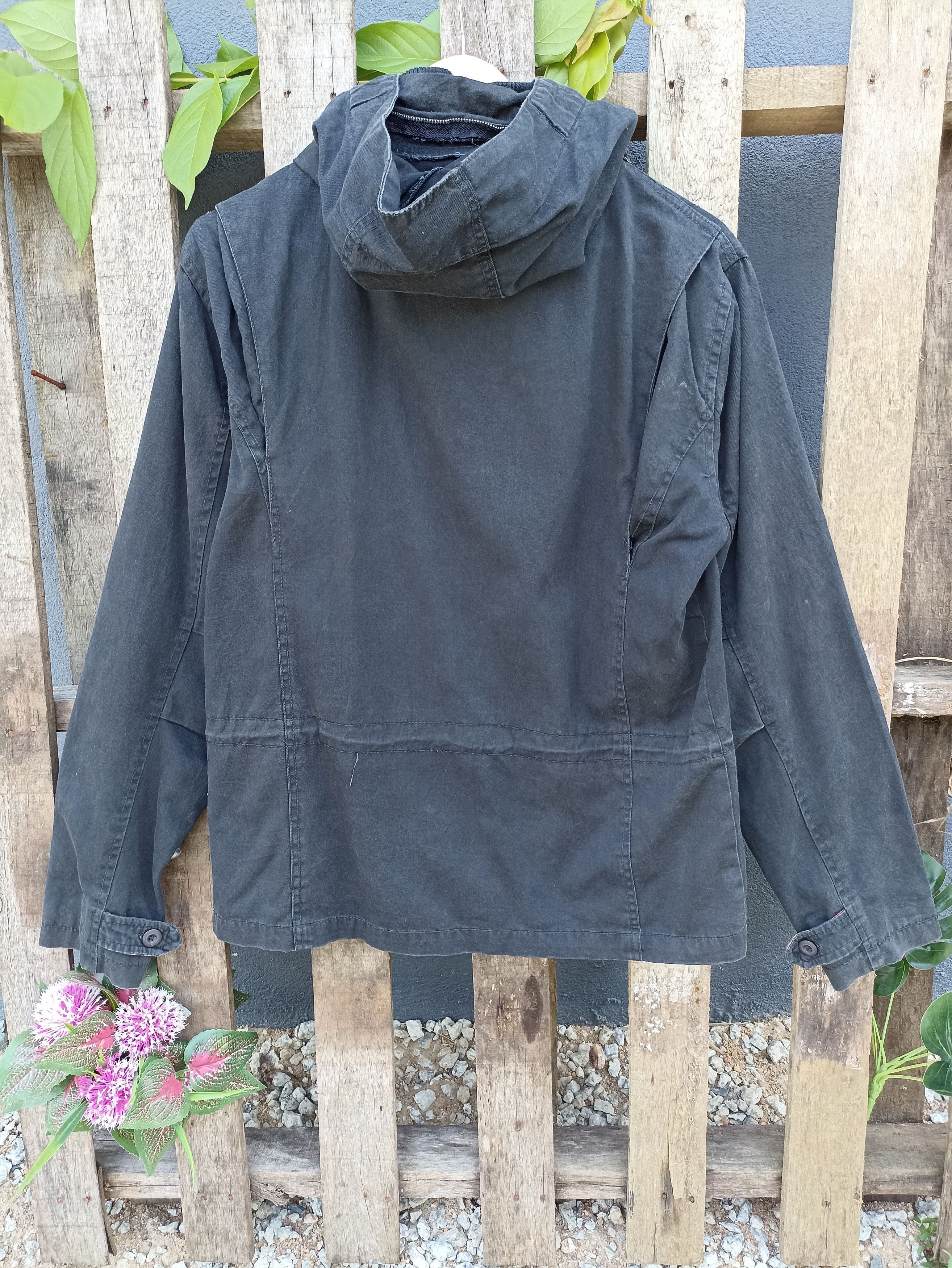 Japanese Brand × Vintage Vintage Real Crush Utility Military Hooded Jacket Size US S / EU 44-46 / 1 - 2 Thumbnail