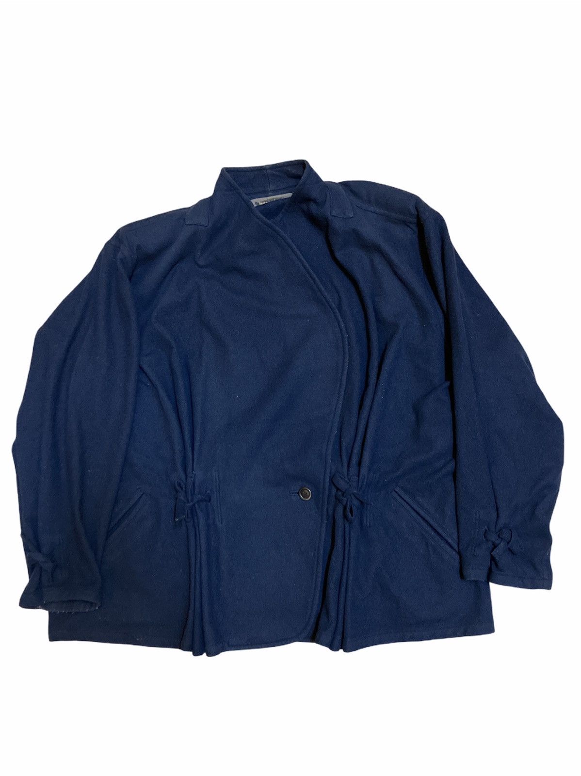Issey Miyake Very Rare Issey Miyake Drawstrings Jacket Size US XL / EU 56 / 4 - 1 Thumbnail