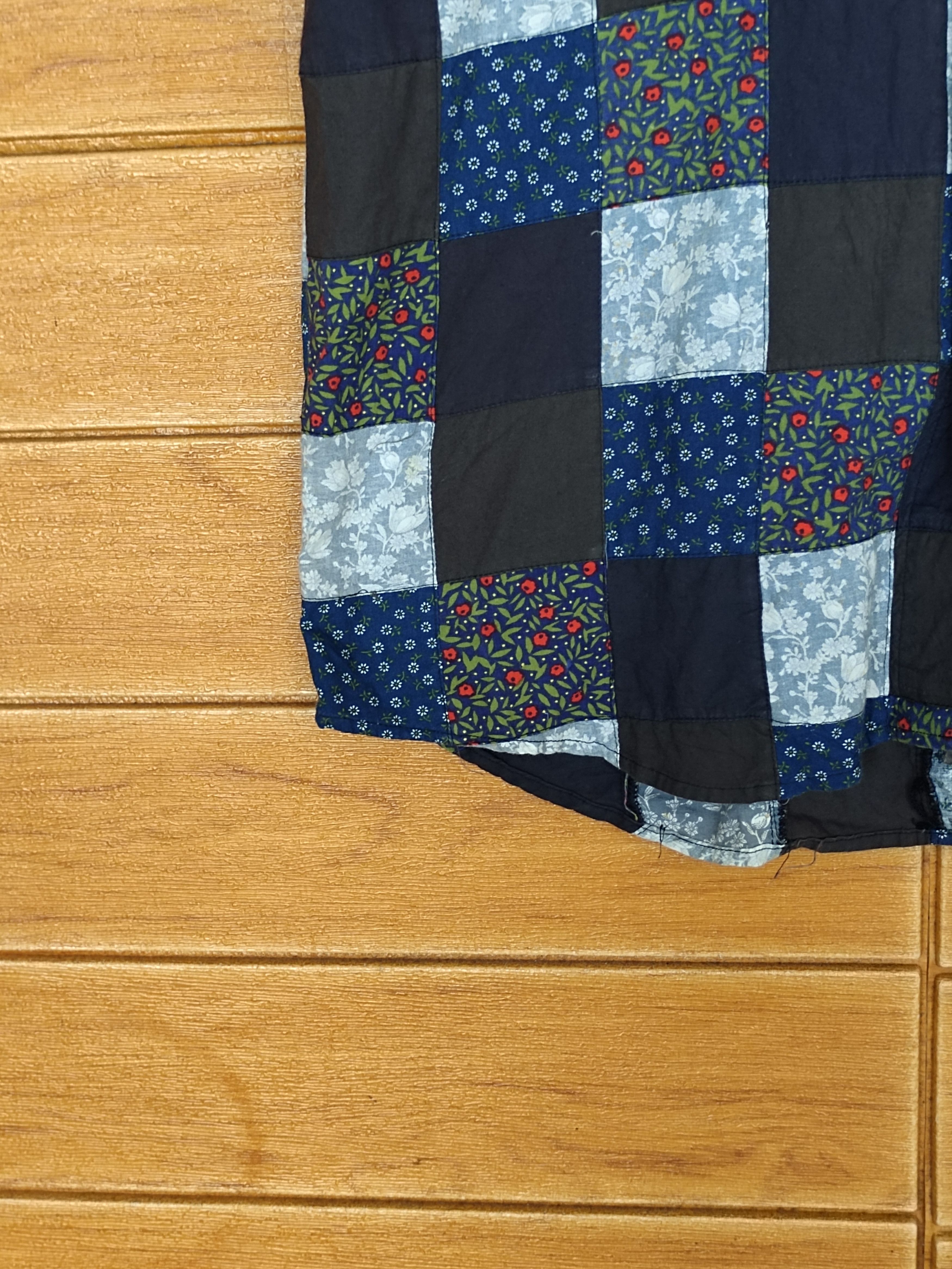 Sun Surf Vintage Japanese R Patchwork Indigo Button Down Shirt Size US L / EU 52-54 / 3 - 6 Thumbnail
