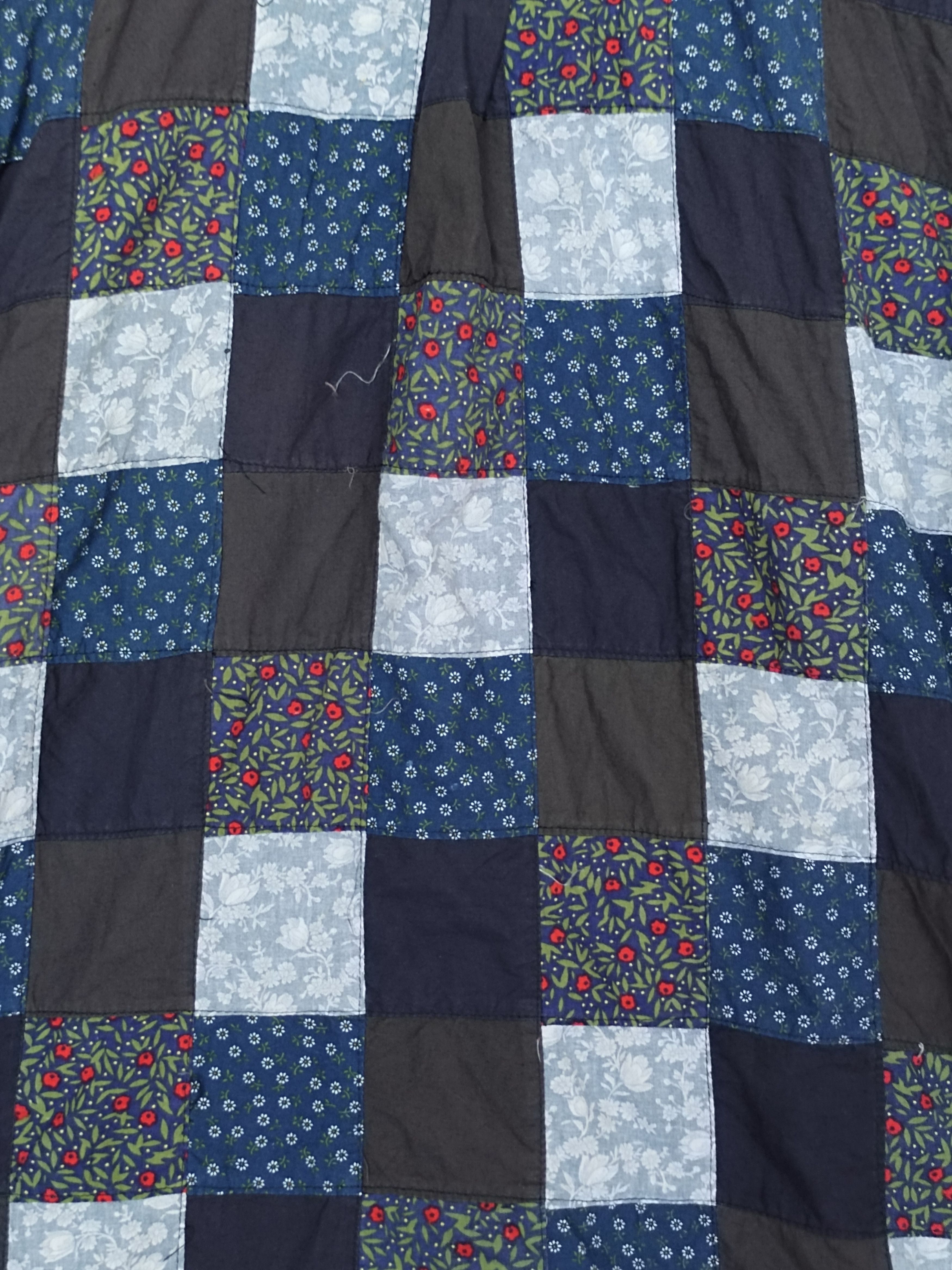 Sun Surf Vintage Japanese R Patchwork Indigo Button Down Shirt Size US L / EU 52-54 / 3 - 8 Thumbnail