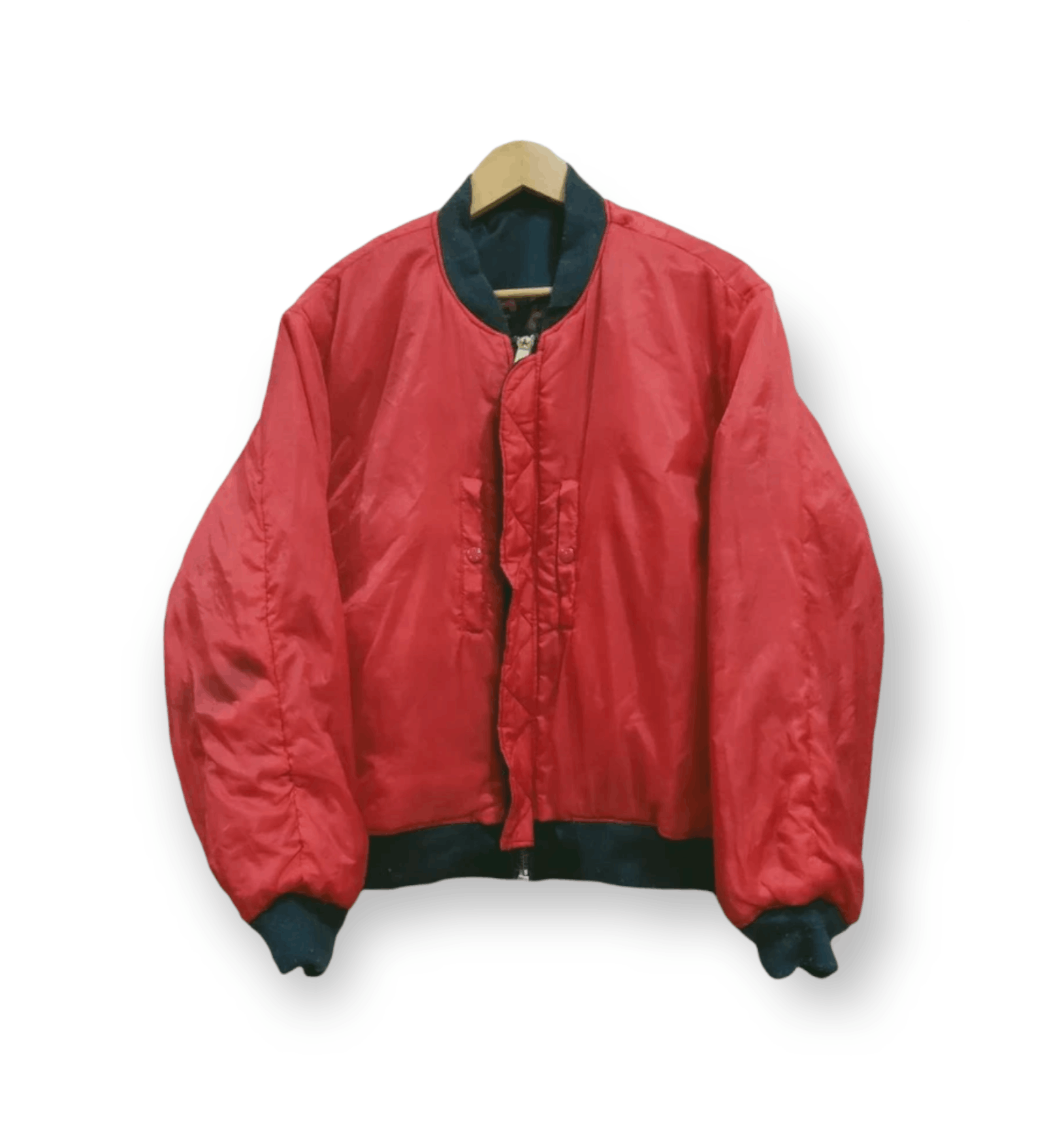 Budweiser × Japanese Brand Vintage Team Budweiser Reversible Bomber style Jacket Size US L / EU 52-54 / 3 - 3 Thumbnail