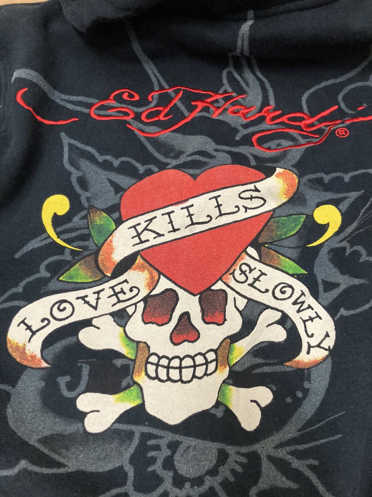 Ed Hardy × Vintage Vintage Ed Hardy missy hoodies Size M / US 6-8 / IT 42-44 - 8 Thumbnail