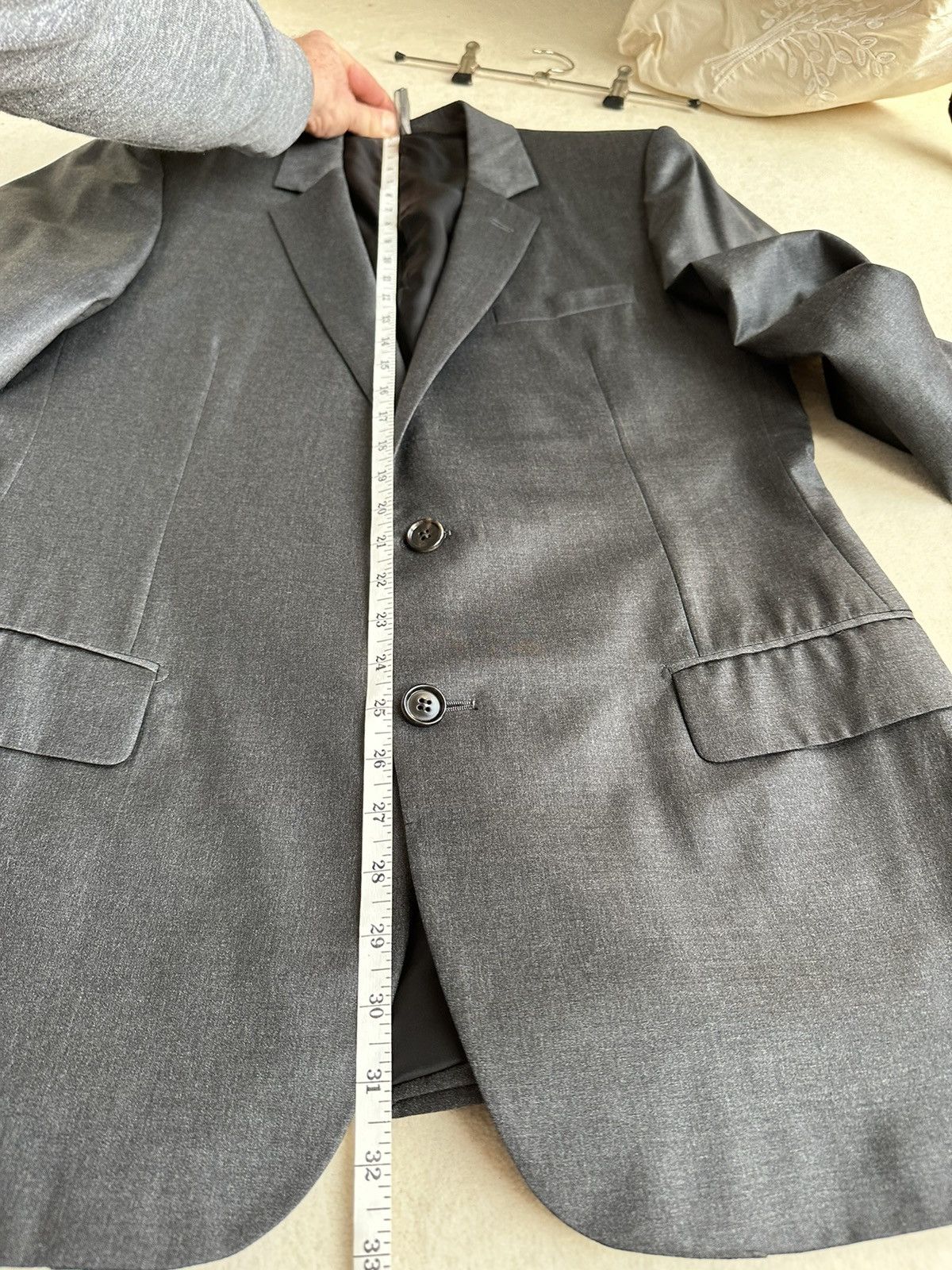 Dior AW10 Dior Homme grey notch lapel suit Grail Archive Size 42R - 11 Thumbnail