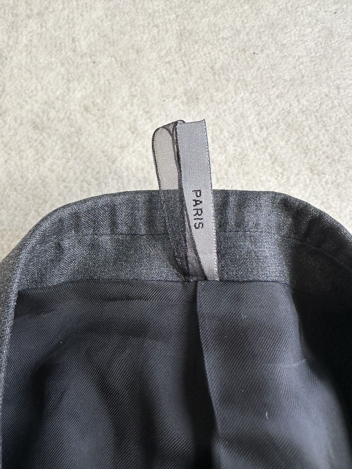 Dior AW10 Dior Homme grey notch lapel suit Grail Archive Size 42R - 13 Thumbnail