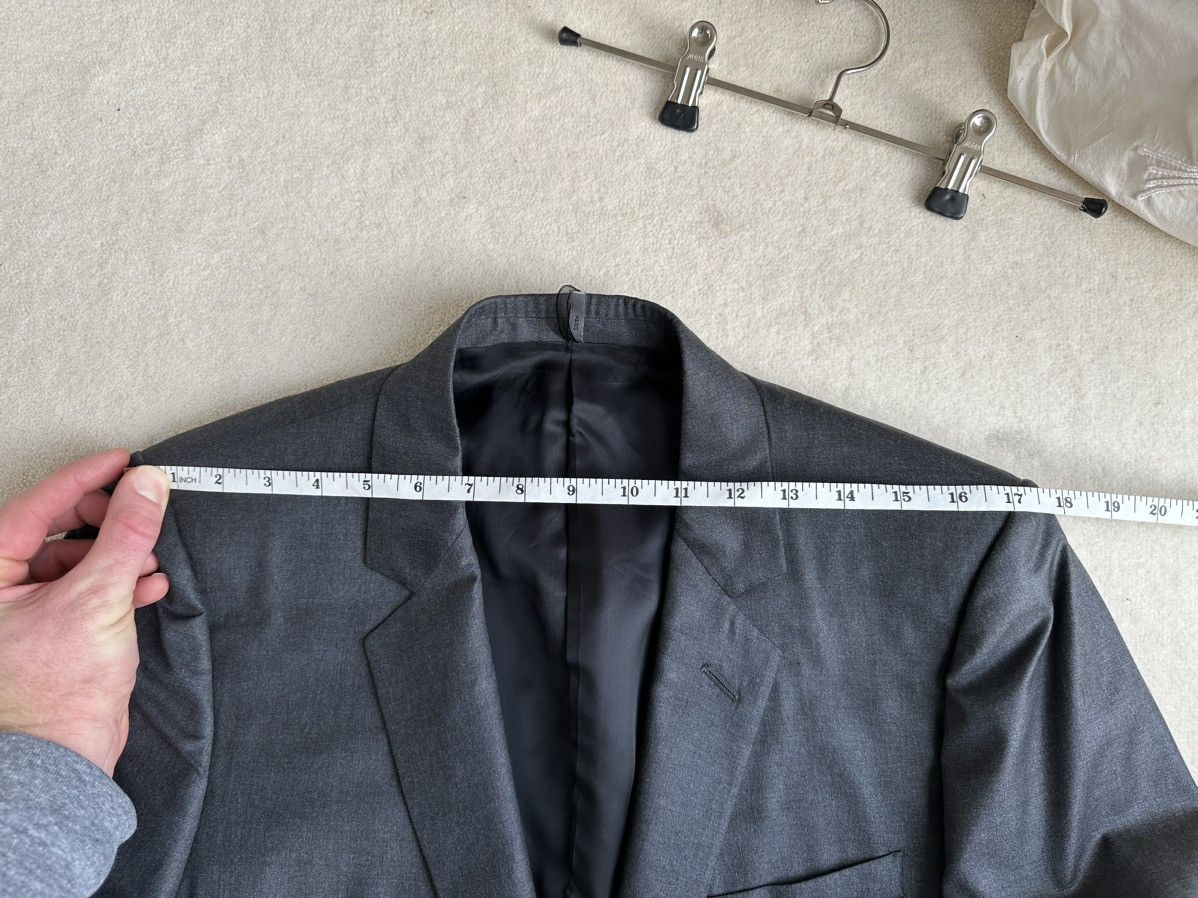 Dior AW10 Dior Homme grey notch lapel suit Grail Archive Size 42R - 10 Thumbnail