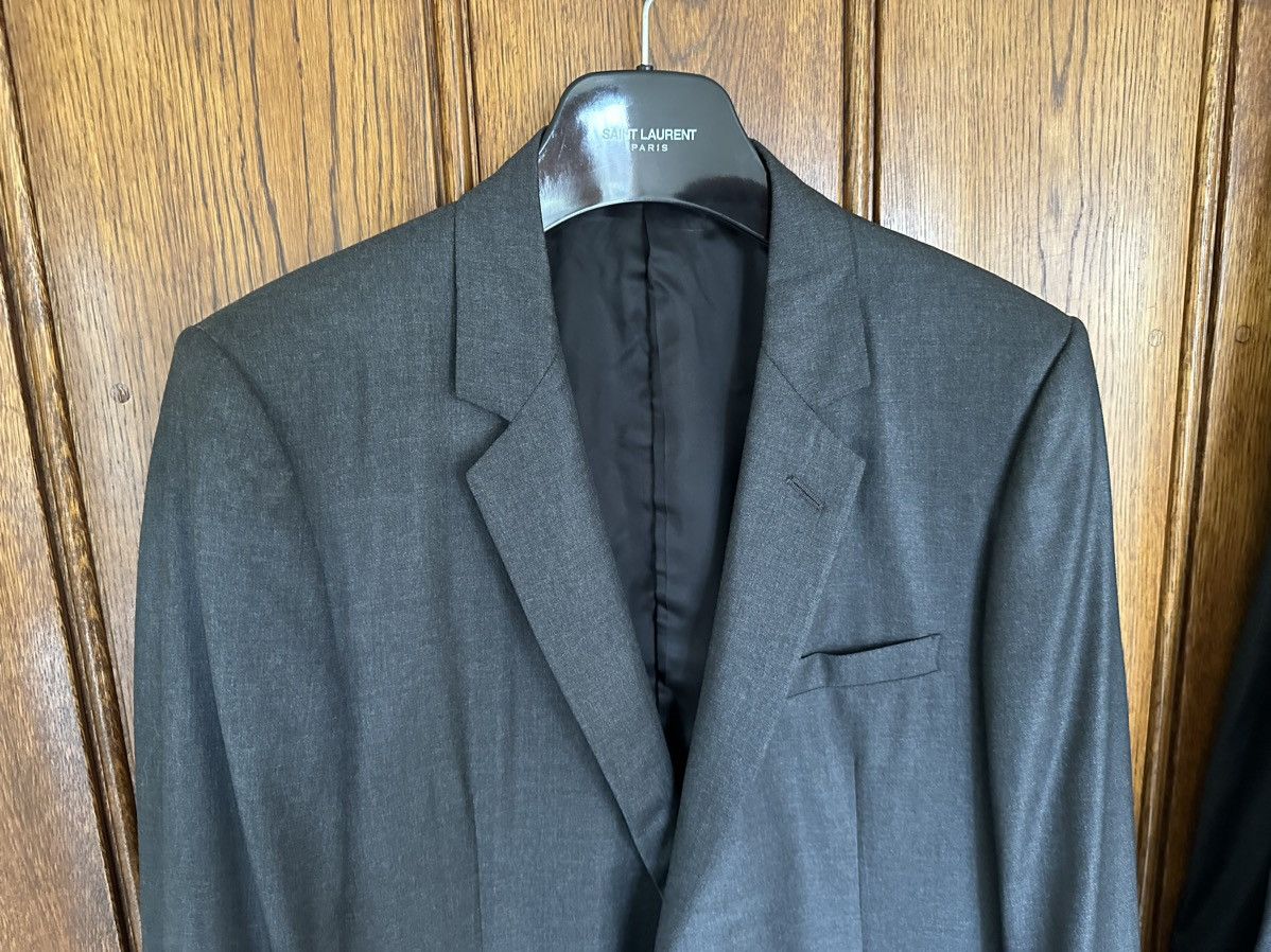 Dior AW10 Dior Homme grey notch lapel suit Grail Archive Size 42R - 2 Thumbnail