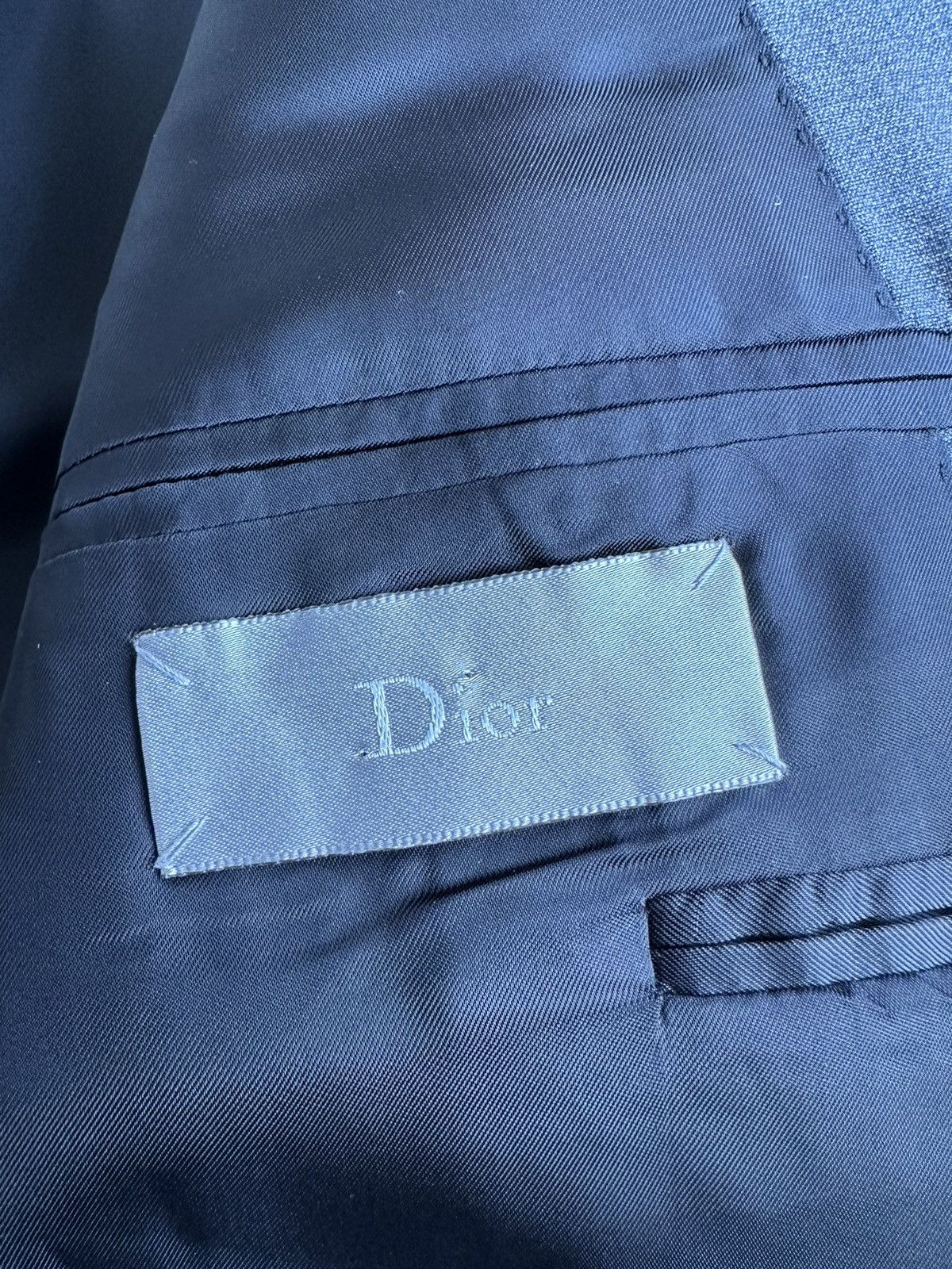 Dior AW10 Dior Homme grey notch lapel suit Grail Archive Size 42R - 14 Thumbnail