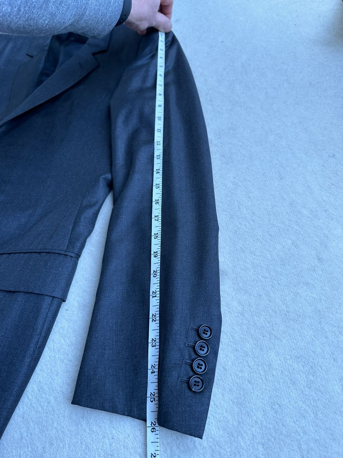 Dior AW10 Dior Homme grey notch lapel suit Grail Archive Size 42R - 12 Thumbnail