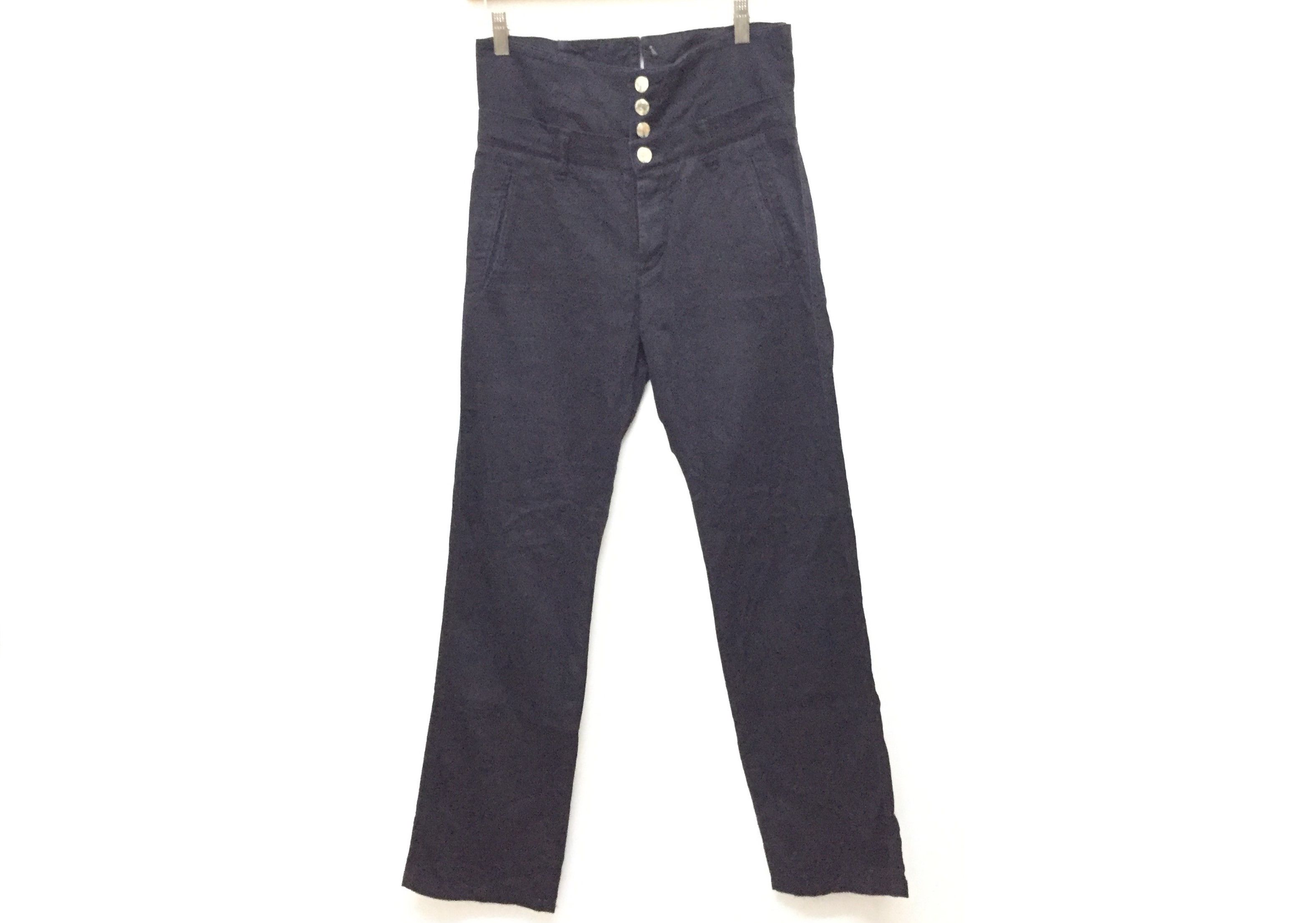 CABANE de ZUCCa × Issey Miyake × Zucca ZUCCA issey miyake Double waist Button fly Flap Pocket Size US 30 / EU 46 - 4 Thumbnail