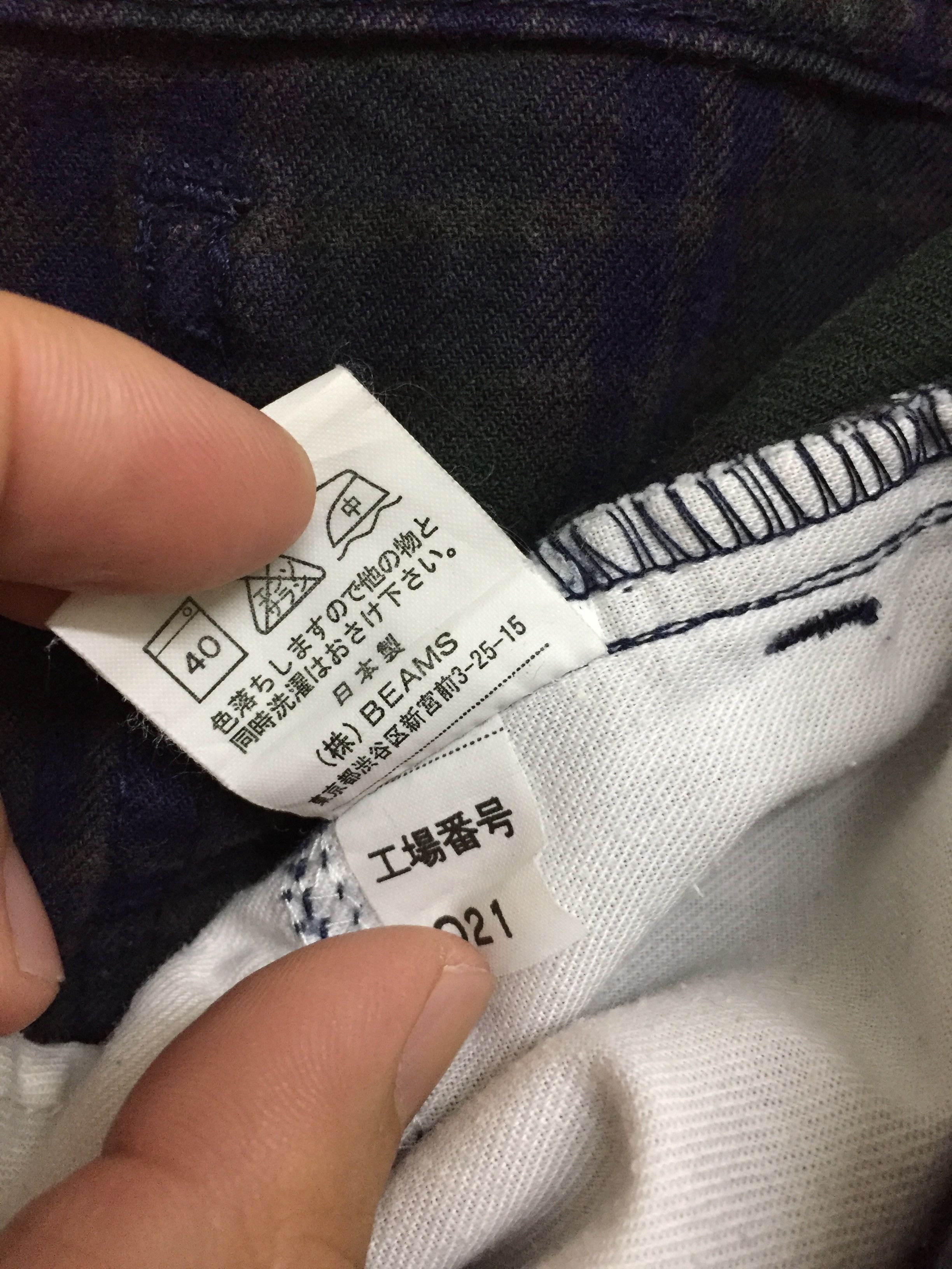 Beams Plus × Japanese Brand black watch tartan crop pants Size US 29 - 9 Thumbnail