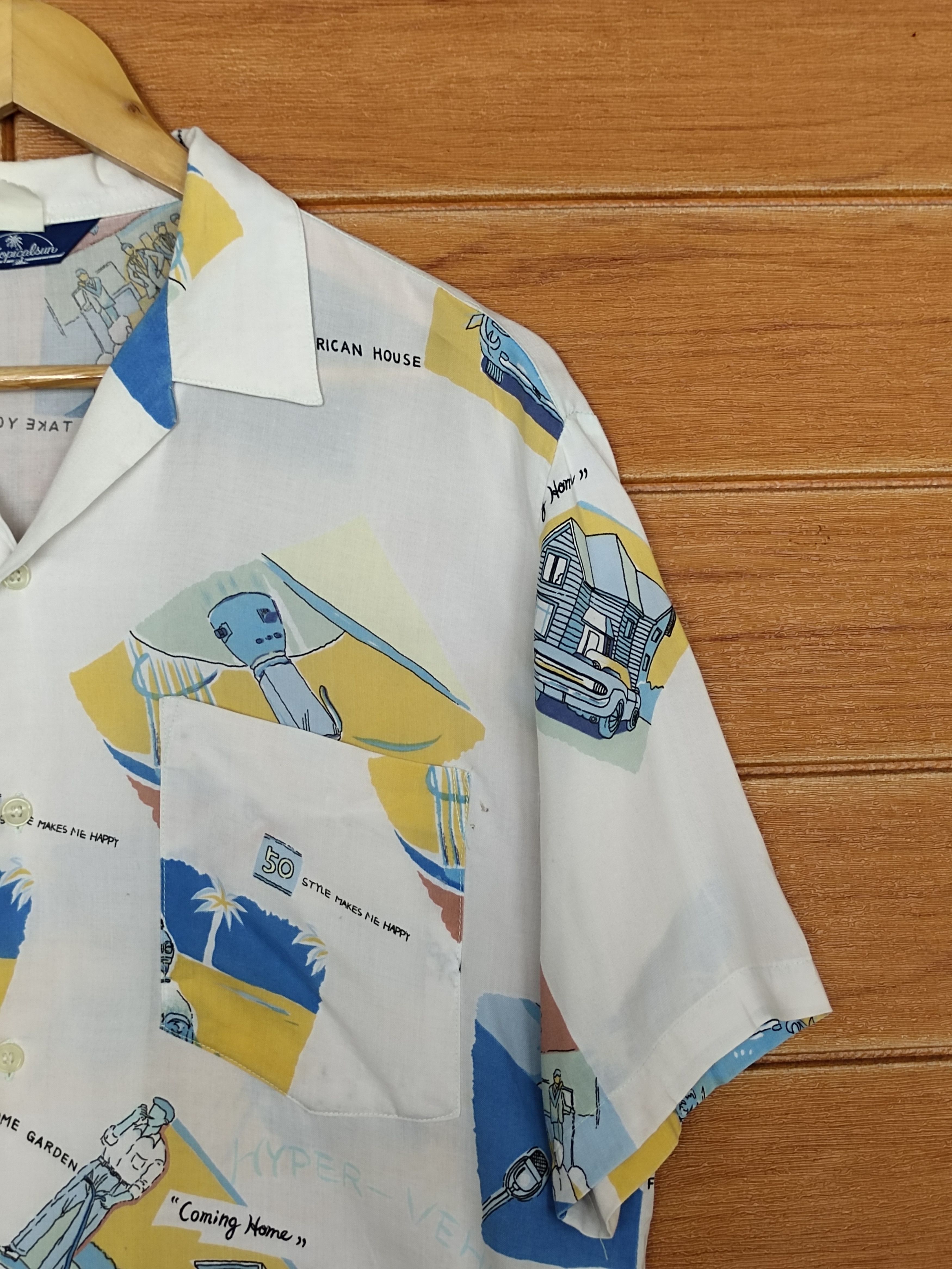 Japanese Brand Vintage Japanese Hawaiian Tropical Sun Aloha Rayon Shirt Size US M / EU 48-50 / 2 - 3 Thumbnail