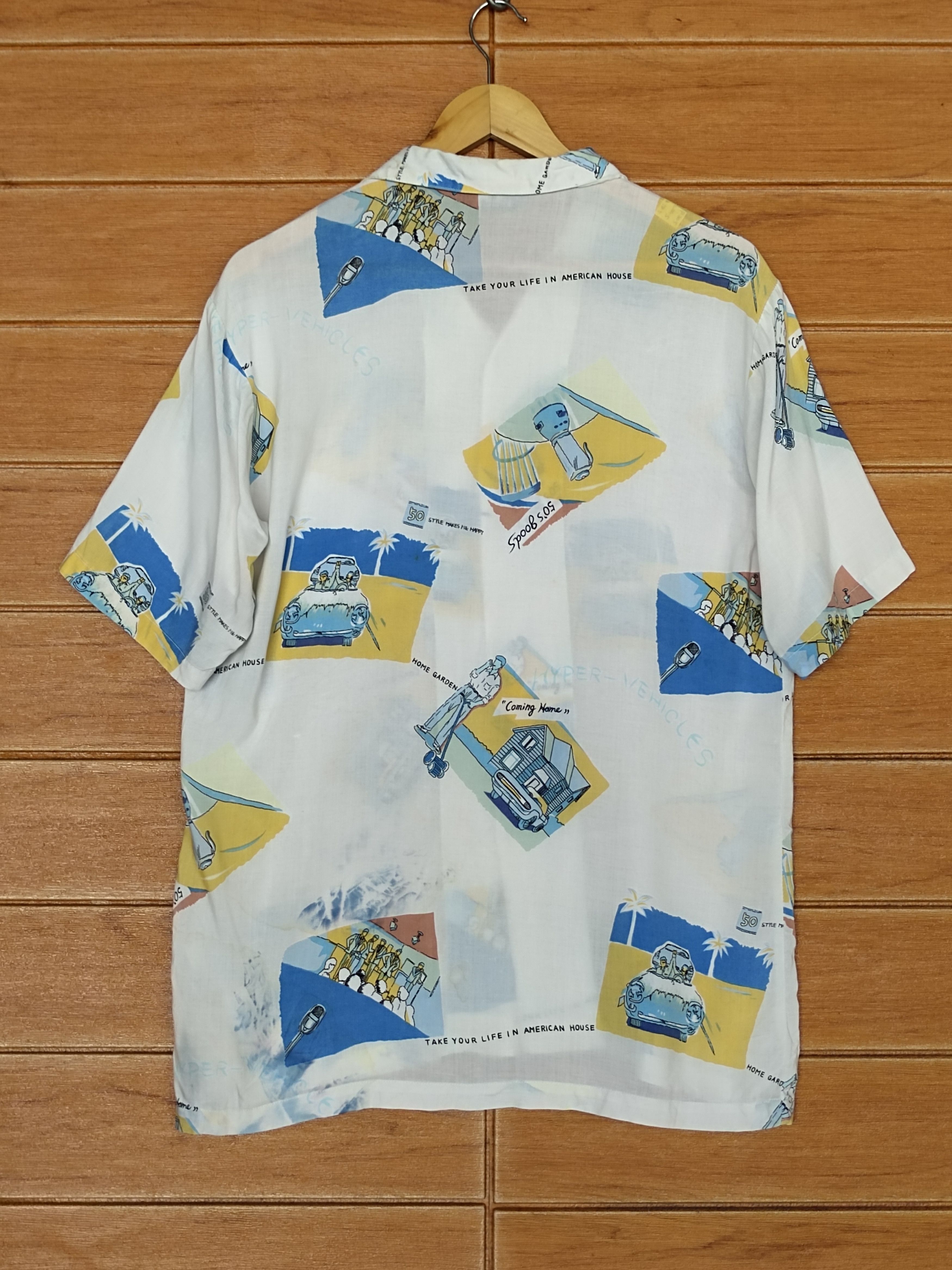 Japanese Brand Vintage Japanese Hawaiian Tropical Sun Aloha Rayon Shirt Size US M / EU 48-50 / 2 - 7 Thumbnail