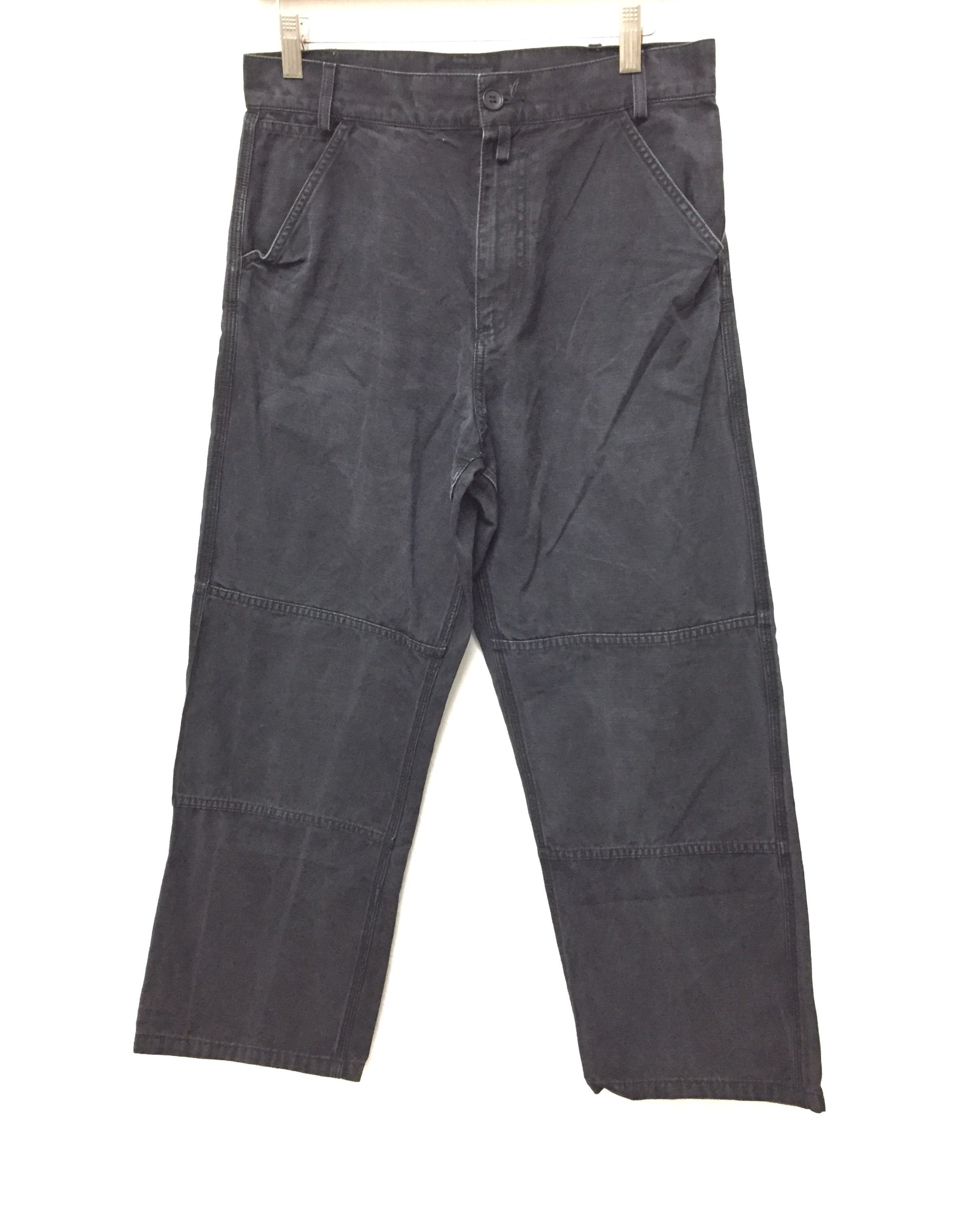 A.P.C. S/S 2005 Faded Black Paneled Knee crop pants Size US 29 - 5 Thumbnail