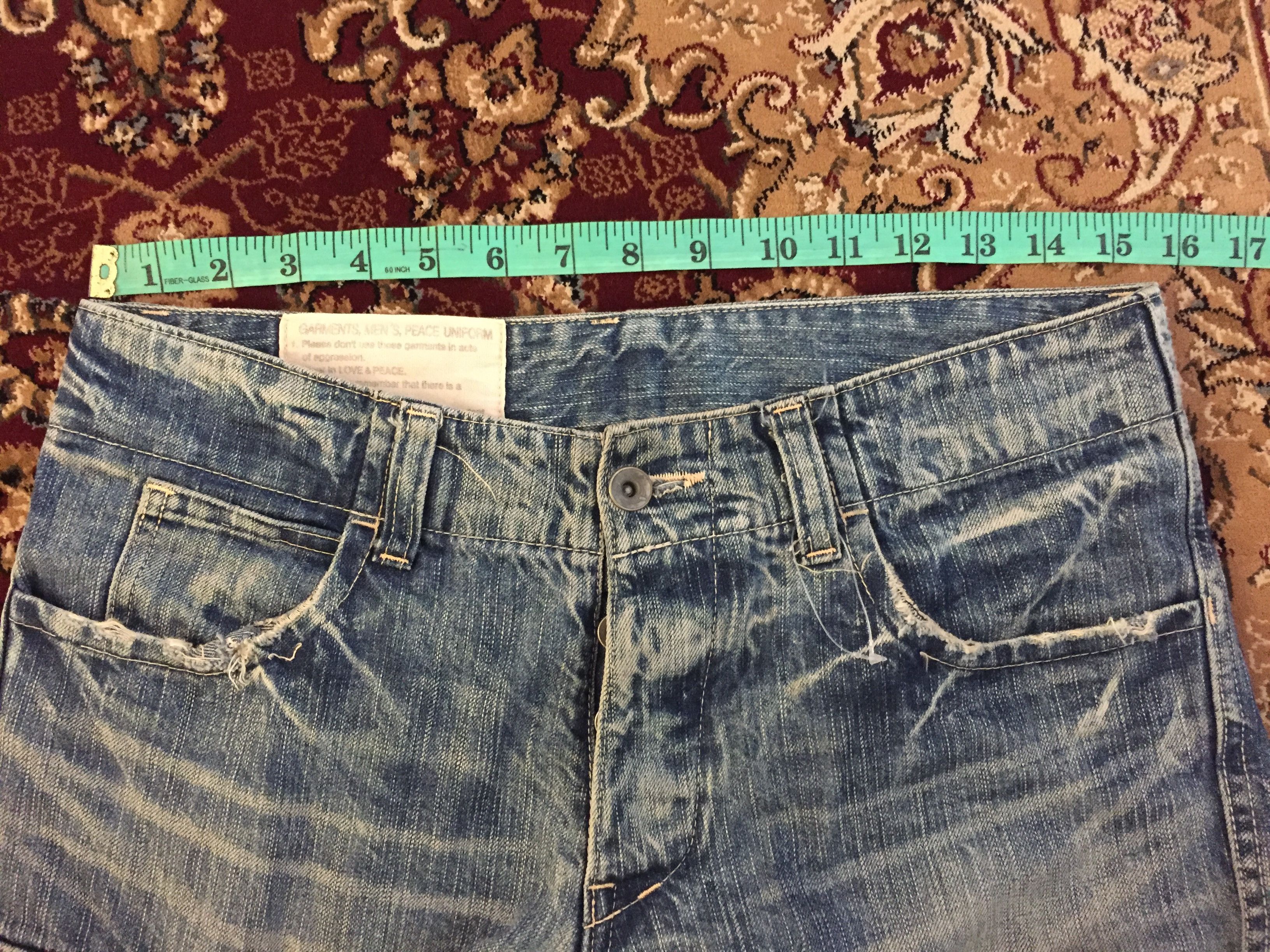 Johnbull distressed wash wishker pocket pants Size US 31 - 15 Thumbnail