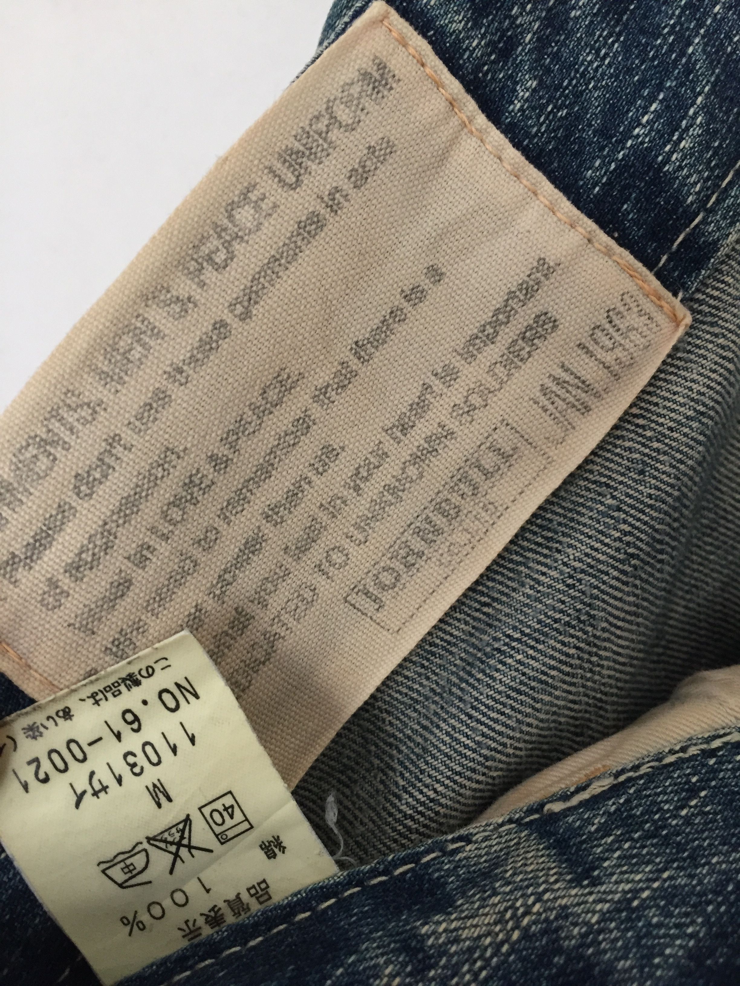 Johnbull distressed wash wishker pocket pants Size US 31 - 14 Thumbnail