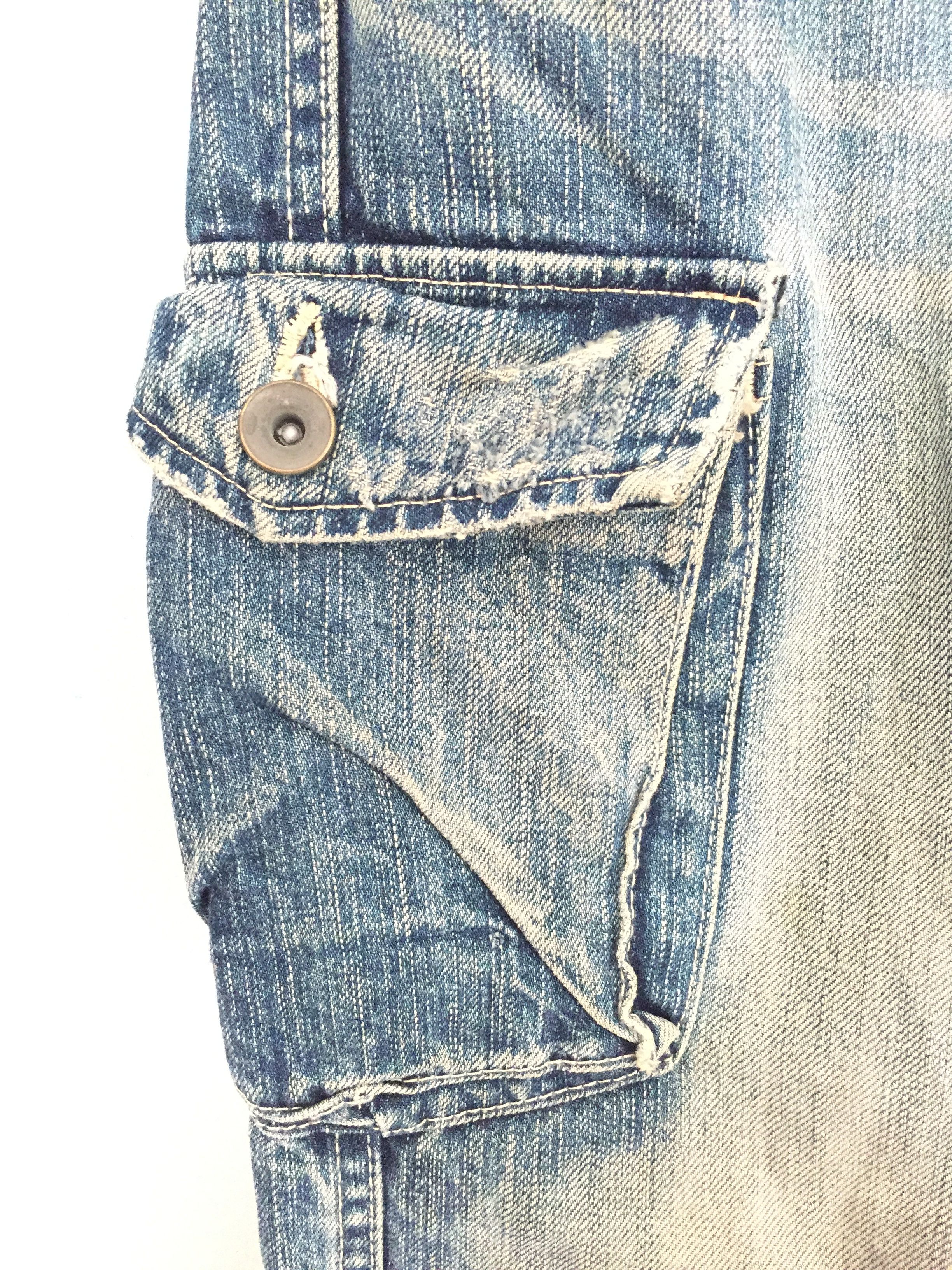 Johnbull distressed wash wishker pocket pants Size US 31 - 7 Thumbnail