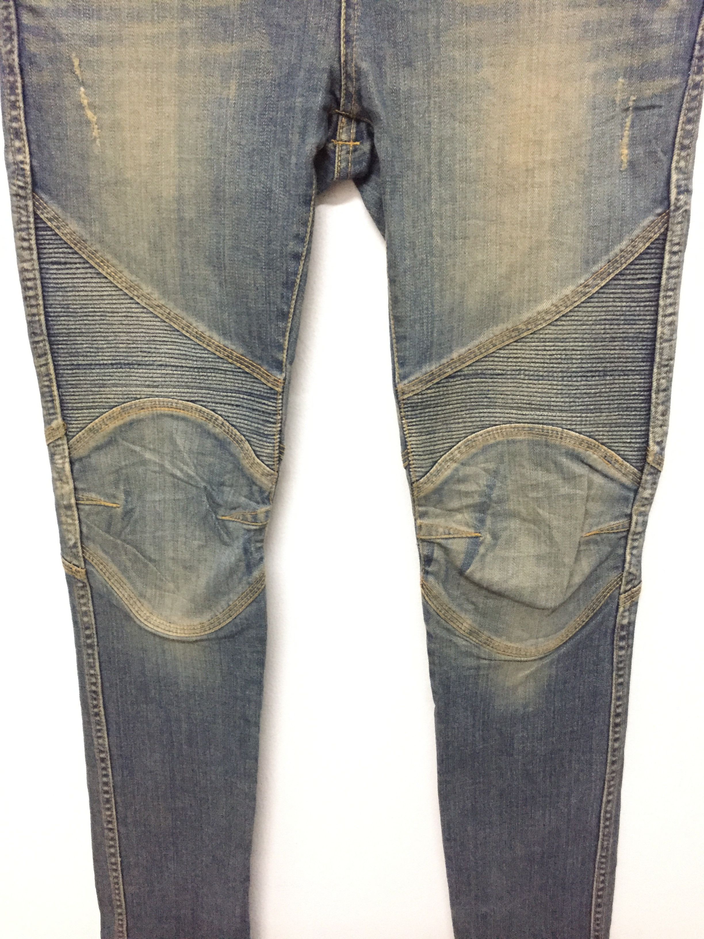 GOA G.O.A Japanese Brand Rider Biker Denim Similar Balmain IDEAL Size US 30 / EU 46 - 4 Thumbnail