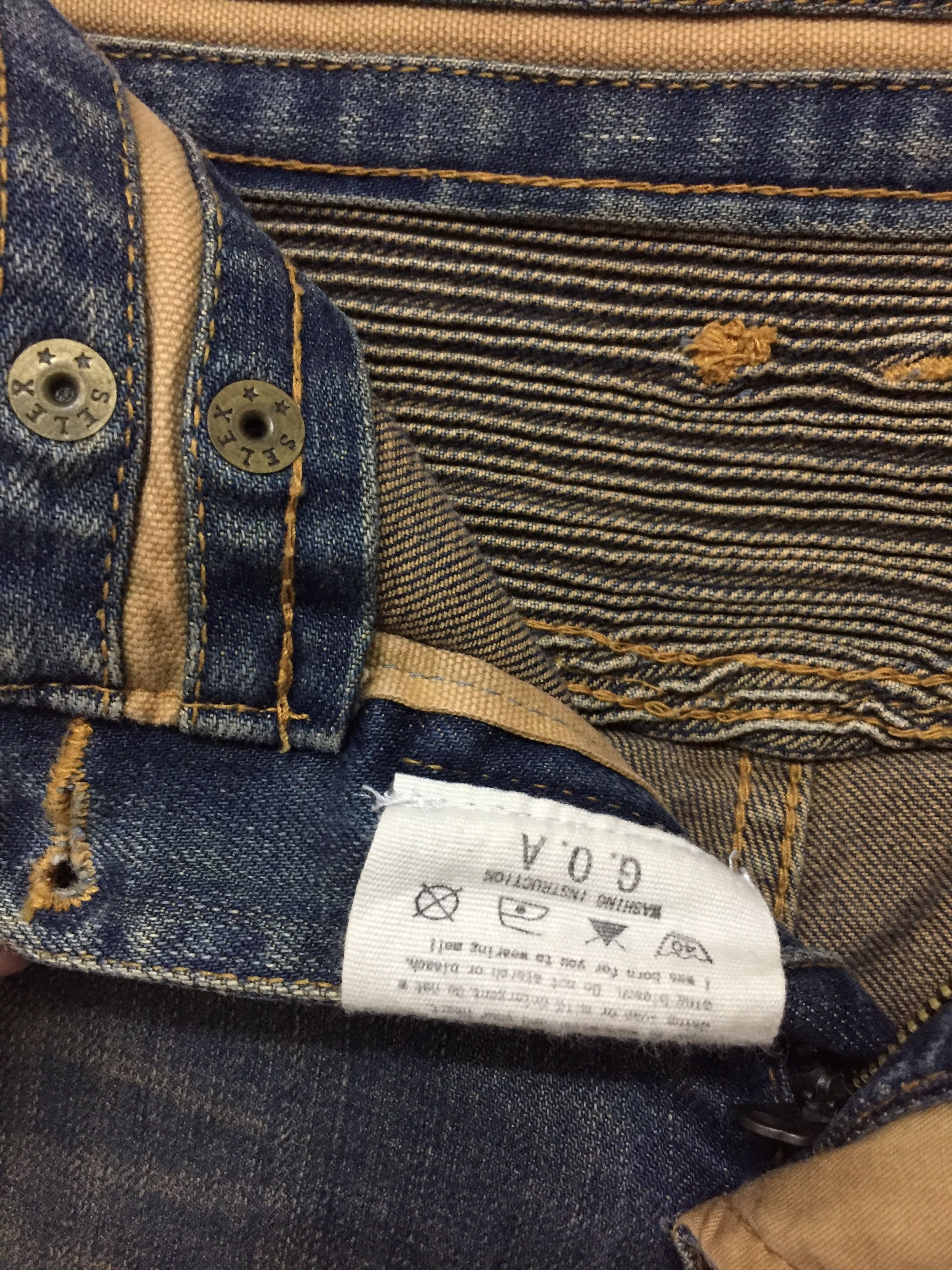 GOA G.O.A Japanese Brand Rider Biker Denim Similar Balmain IDEAL Size US 30 / EU 46 - 12 Thumbnail