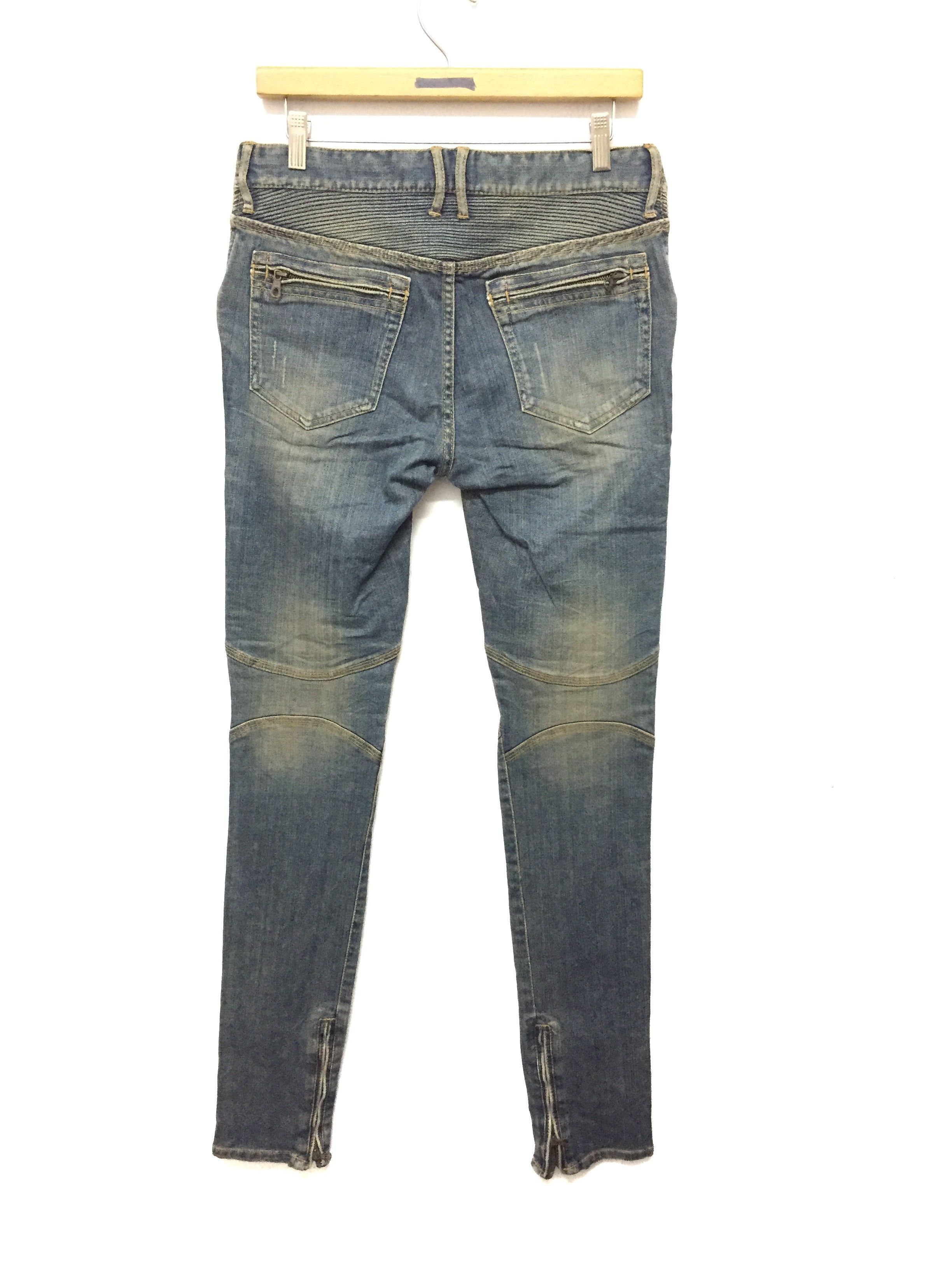 GOA G.O.A Japanese Brand Rider Biker Denim Similar Balmain IDEAL Size US 30 / EU 46 - 8 Thumbnail