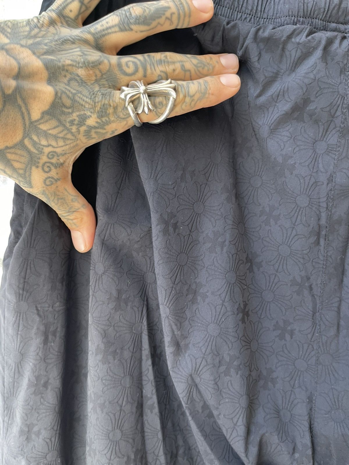 Chrome Hearts Chrome Hearts Nylon Track Pants XXL THESE R SICK!! 4Gseller Size US 34 / EU 50 - 9 Thumbnail