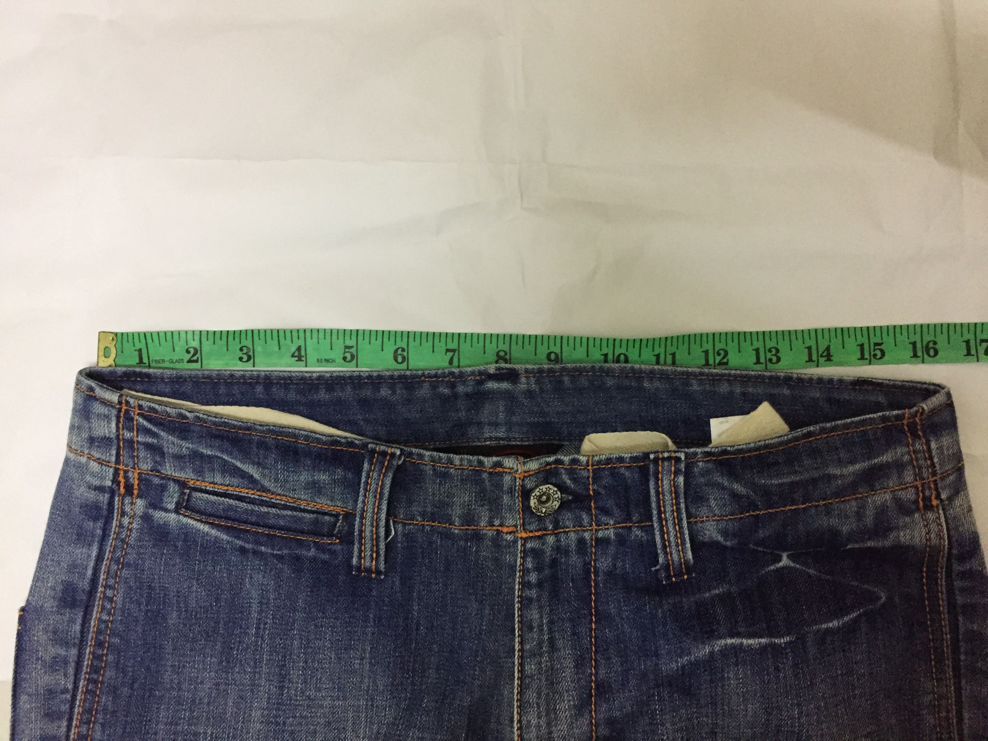 Tornado Mart K. MAYER Patchwork contra stitch drawstring denim kapital Size US 32 / EU 48 - 15 Thumbnail